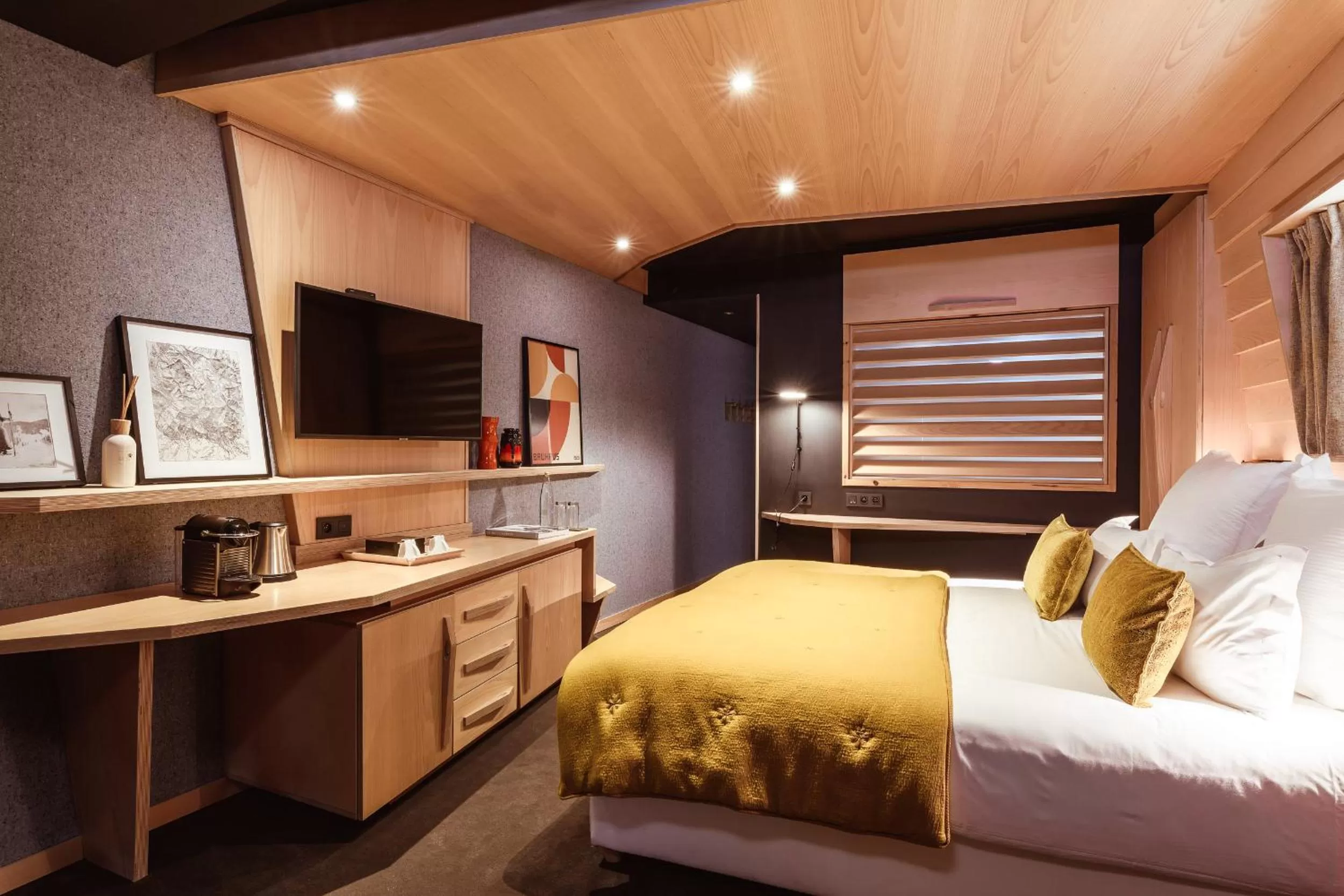 TV and multimedia, Bed in Altapura Hôtel & Spa Val Thorens