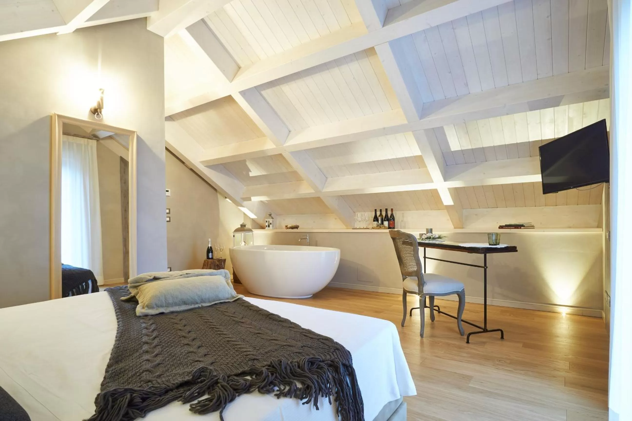 Bed in Relais Villa Miraglia