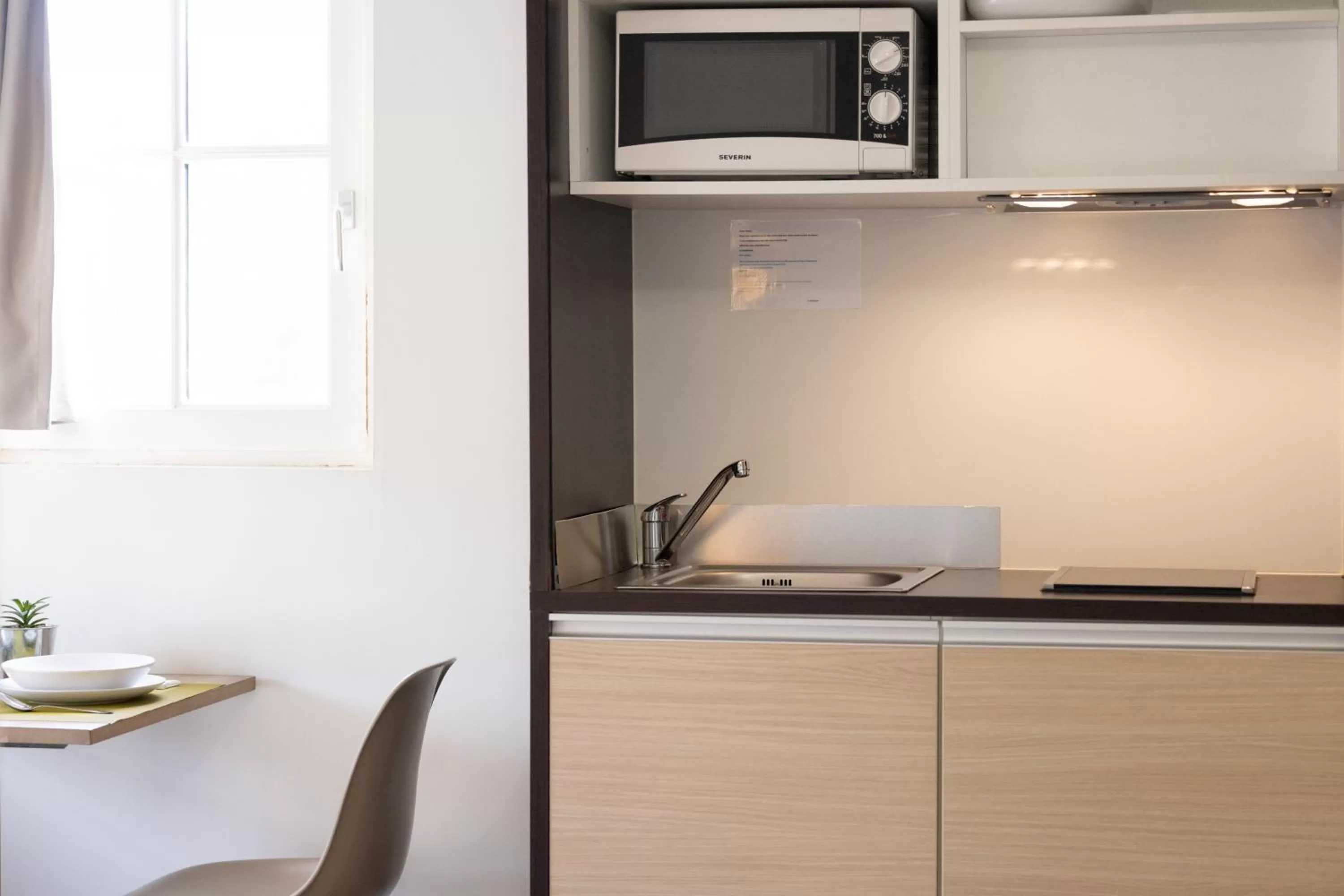Kitchen or kitchenette in Hotel Residence Alaïa