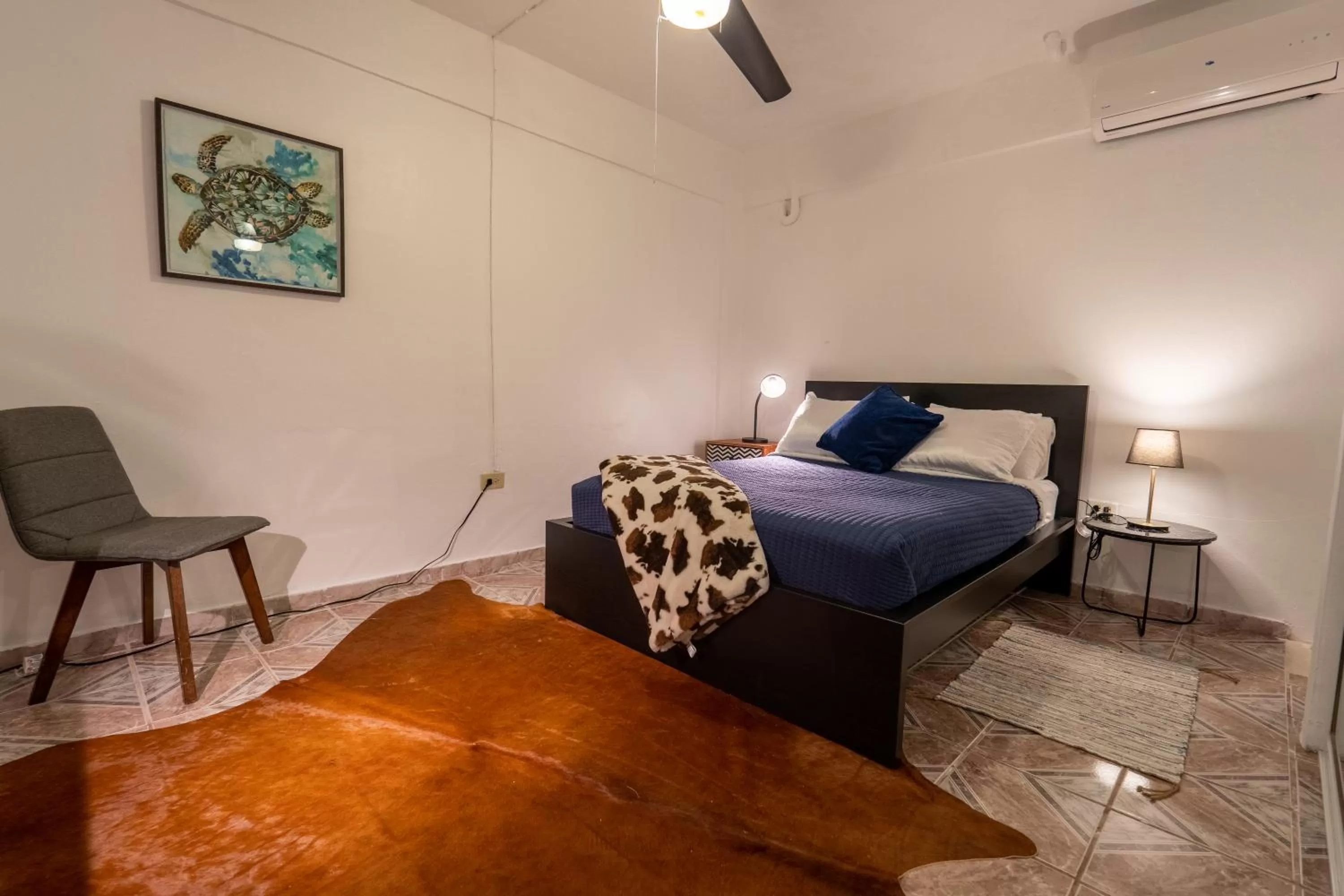 Bed in El Flamingo Beach Club