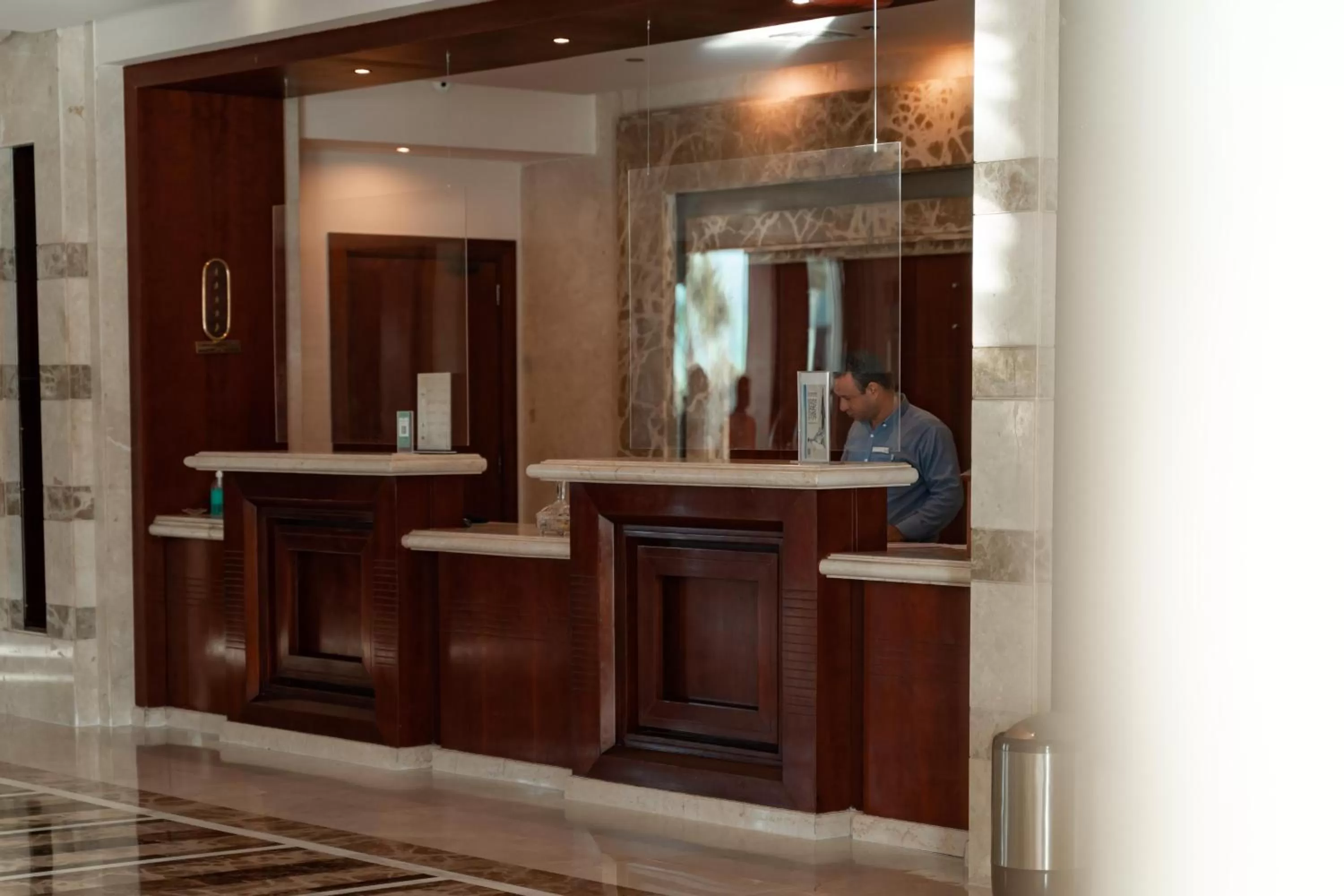 Staff in Movenpick Waterpark Resort & Spa Soma Bay