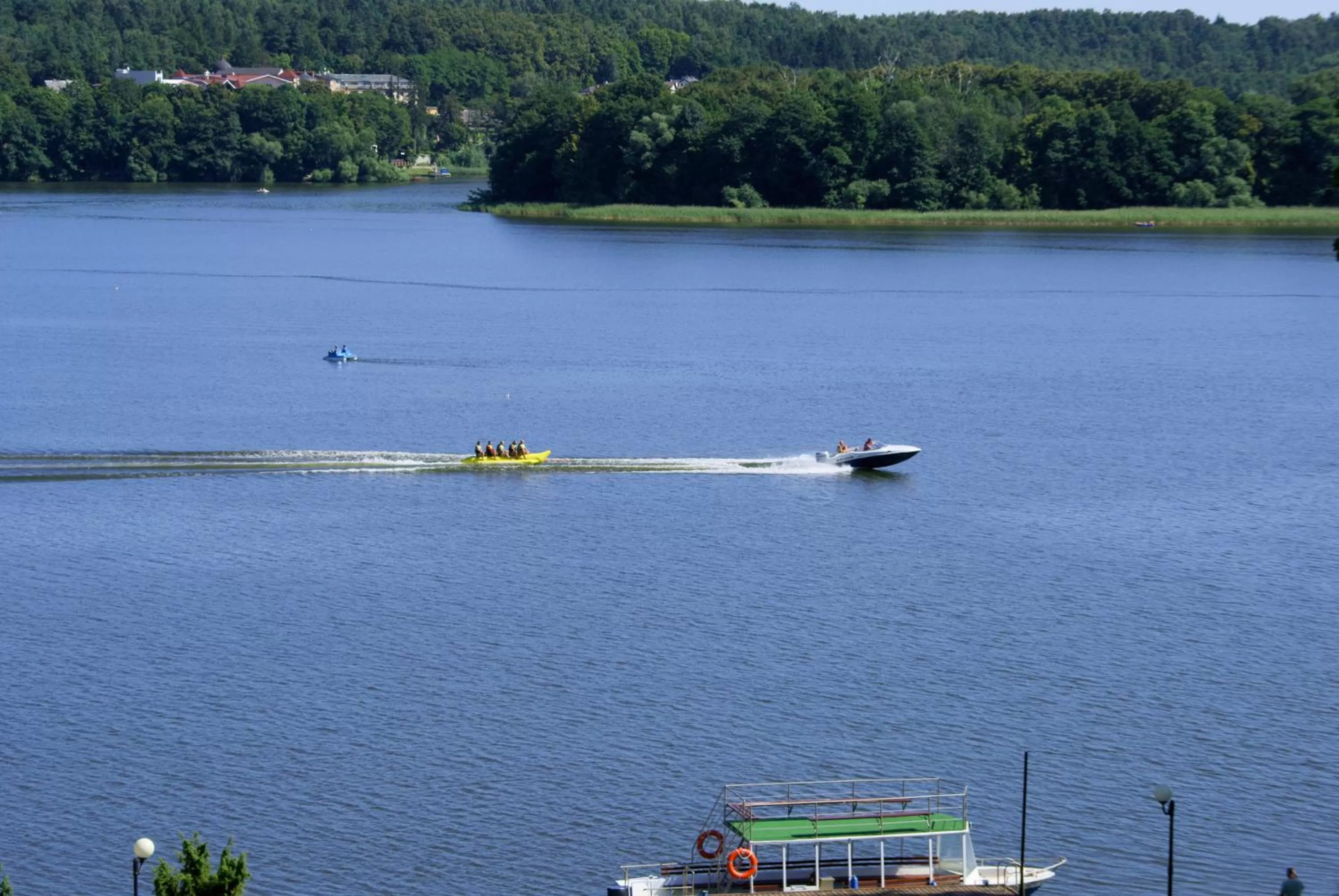 Lake view in Hotel Huszcza
