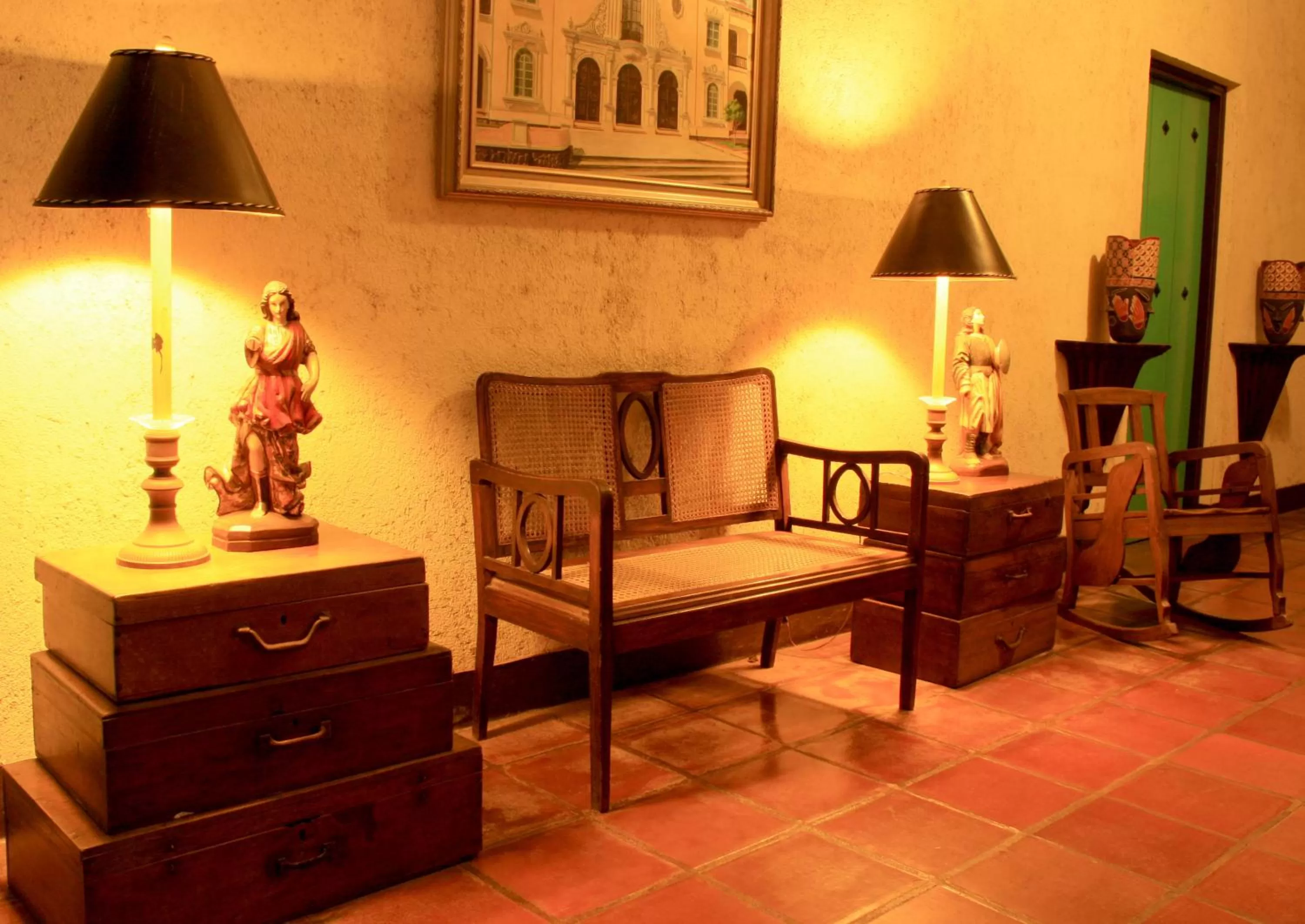 On site, Seating Area in Hotel El Convento Leon Nicaragua