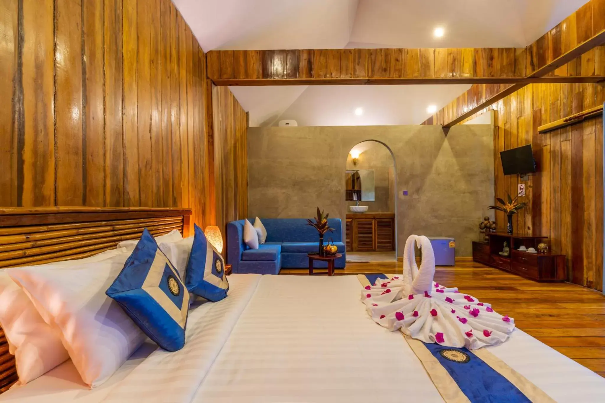 One Bedroom Private Jacuzzi Bungalow - single occupancy in Authentic Khmer Village Resort One Bedroom Private Jacuzzi Bungalow - single occupancy in Authentic Khmer Village Resort