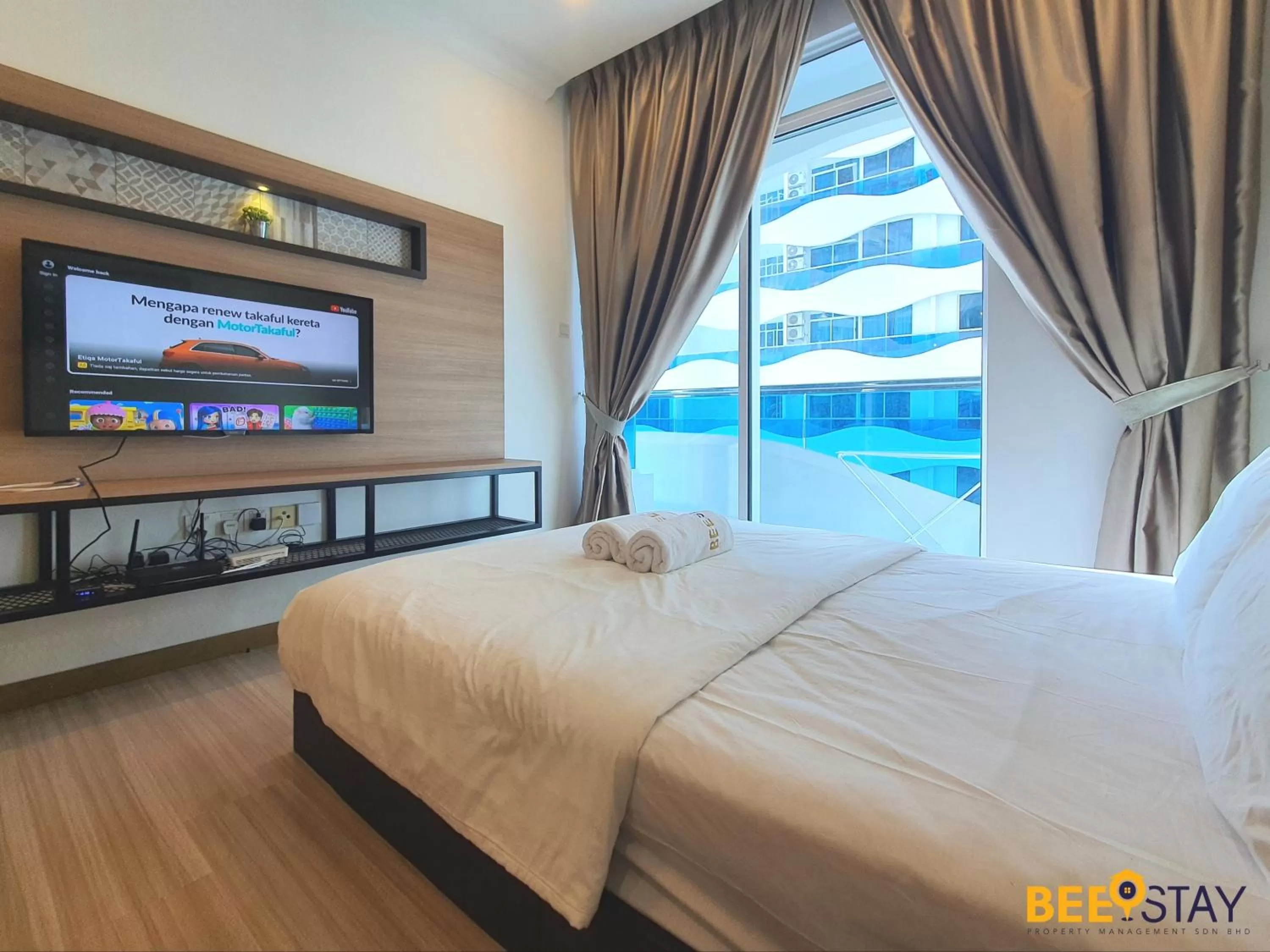 Bed in The Wave Suites Melaka by BEESTAY