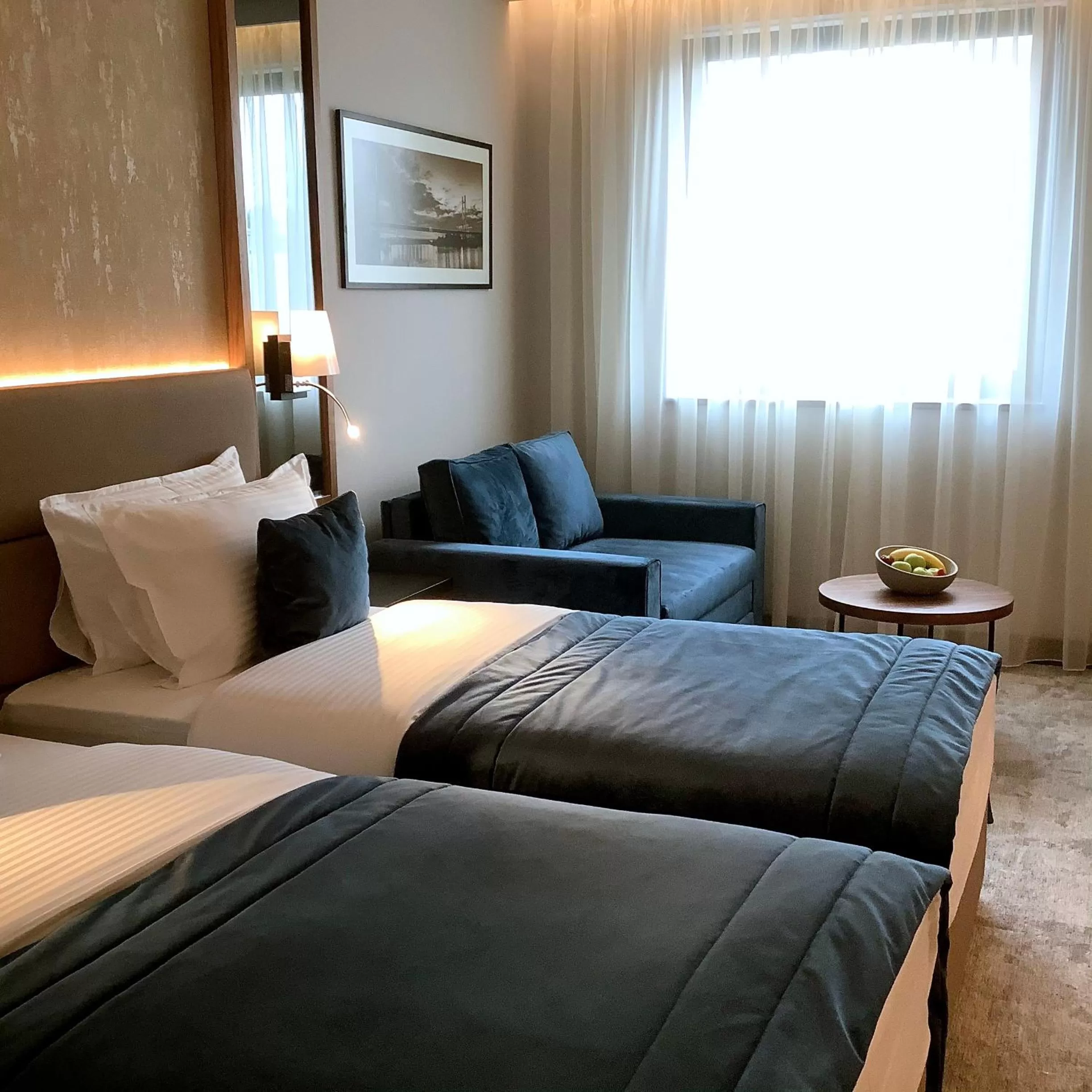 Bed in Central Point Hotel Beograd