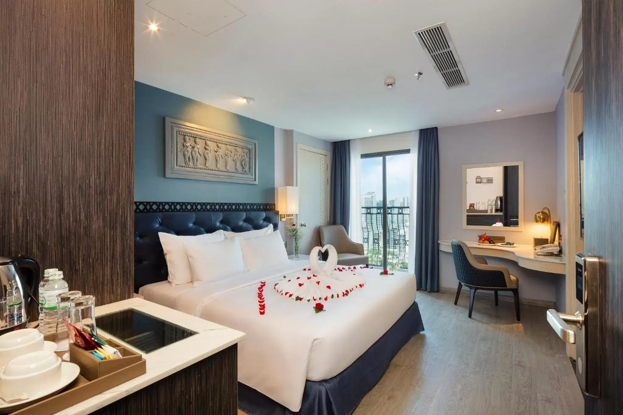 Double or Twin Room with Balcony in Erica Nha Trang Hotel Double or Twin Room with Balcony in Erica Nha Trang Hotel