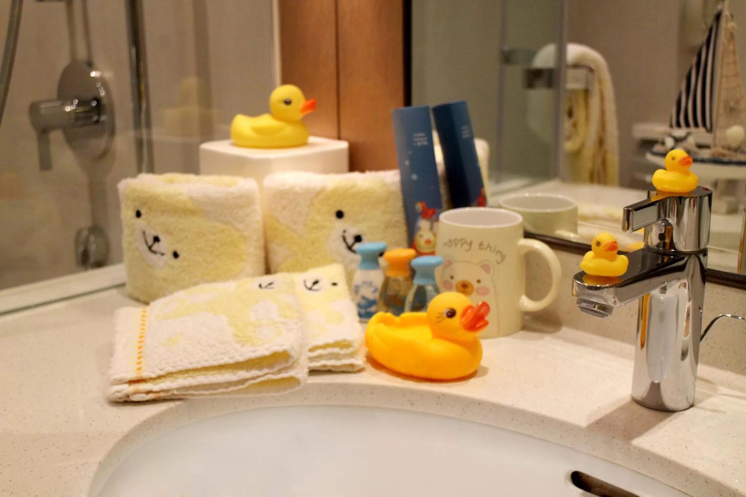 Bathroom in Shangri-La Qingdao