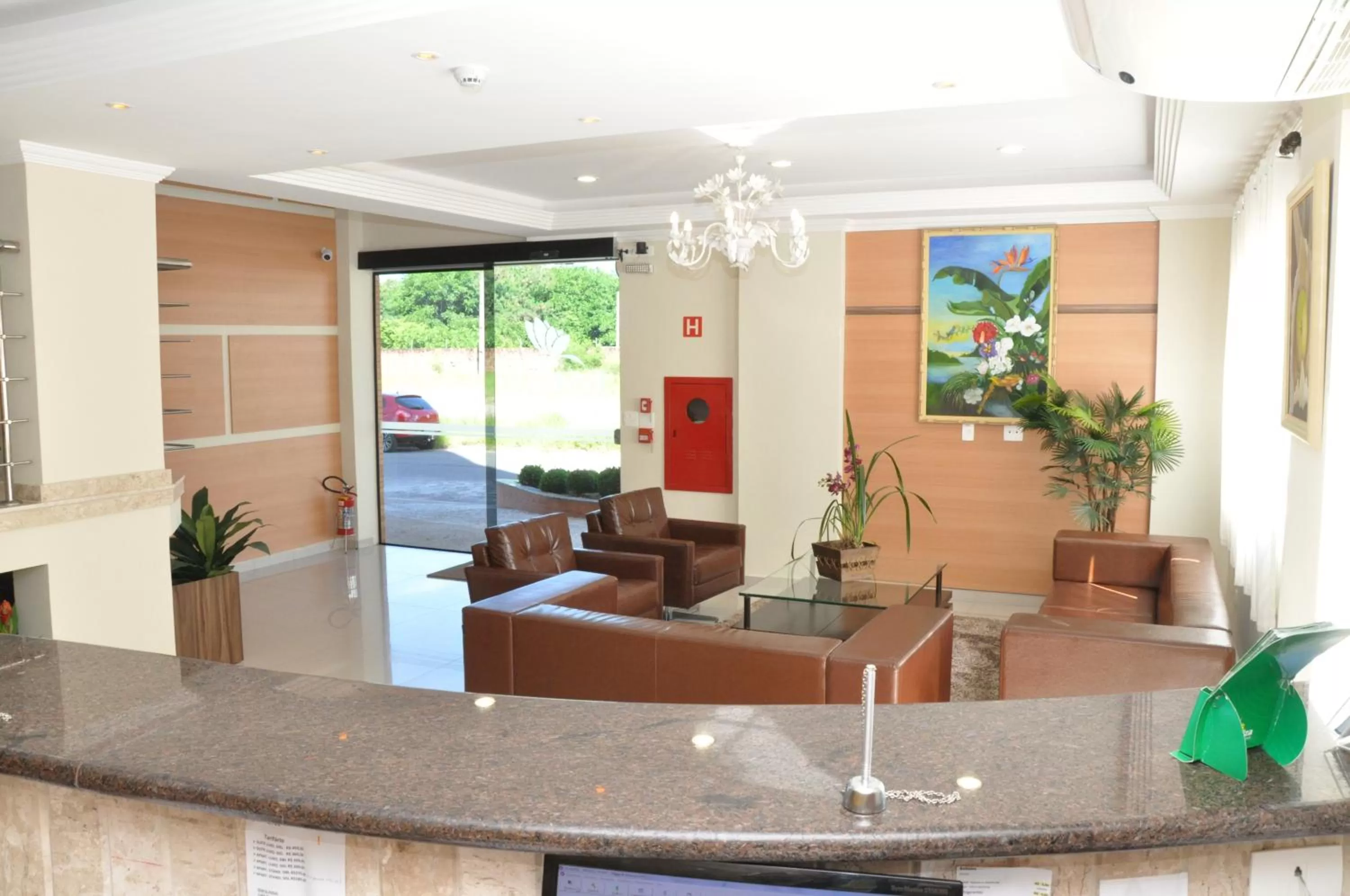 Lobby or reception, Lobby/Reception in Lotus Hotel - à 6 km do Santuário de Aparecida-SP