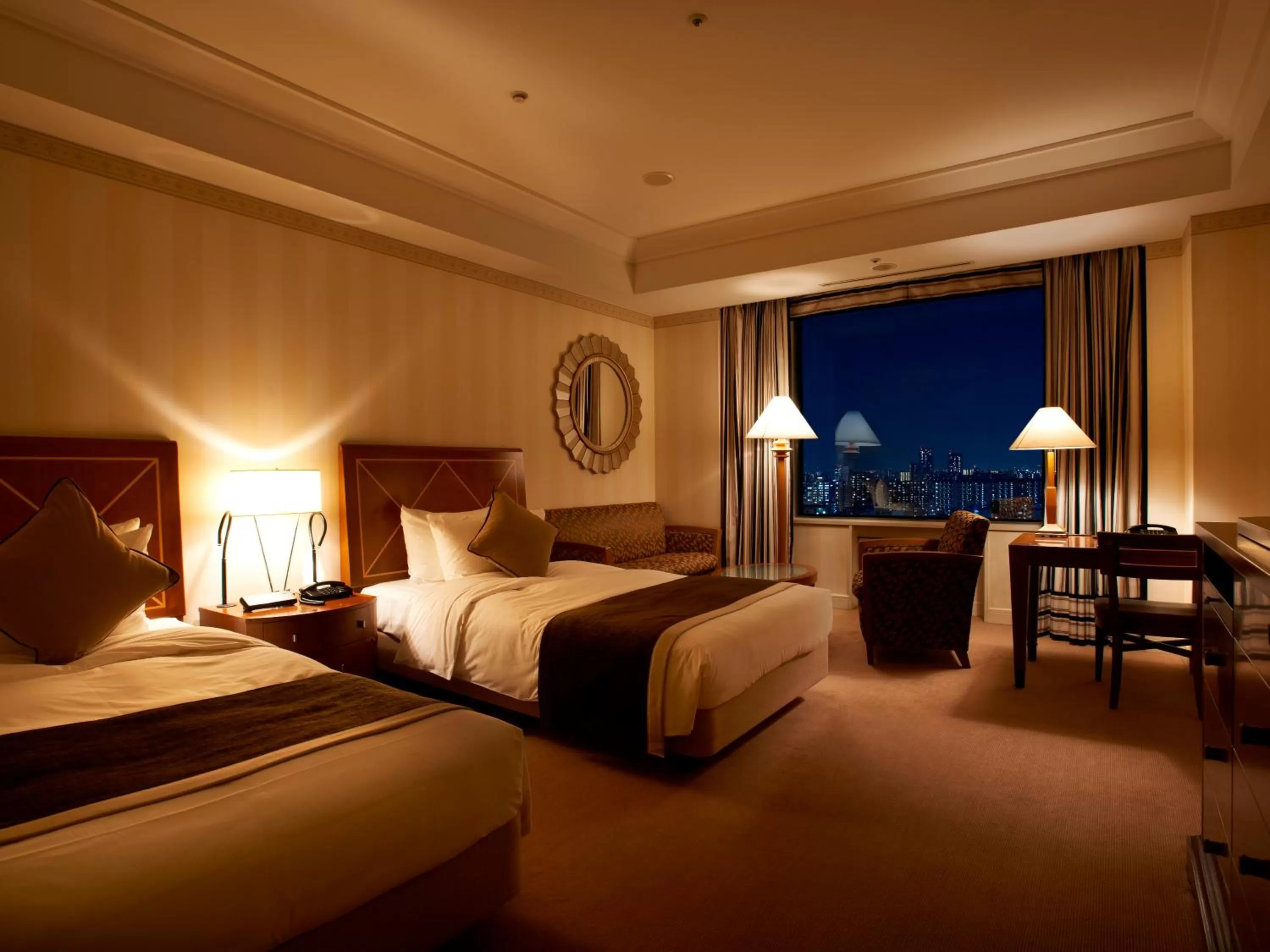 Superior Twin Room - Smoking - River View in Imperial Hotel Osaka