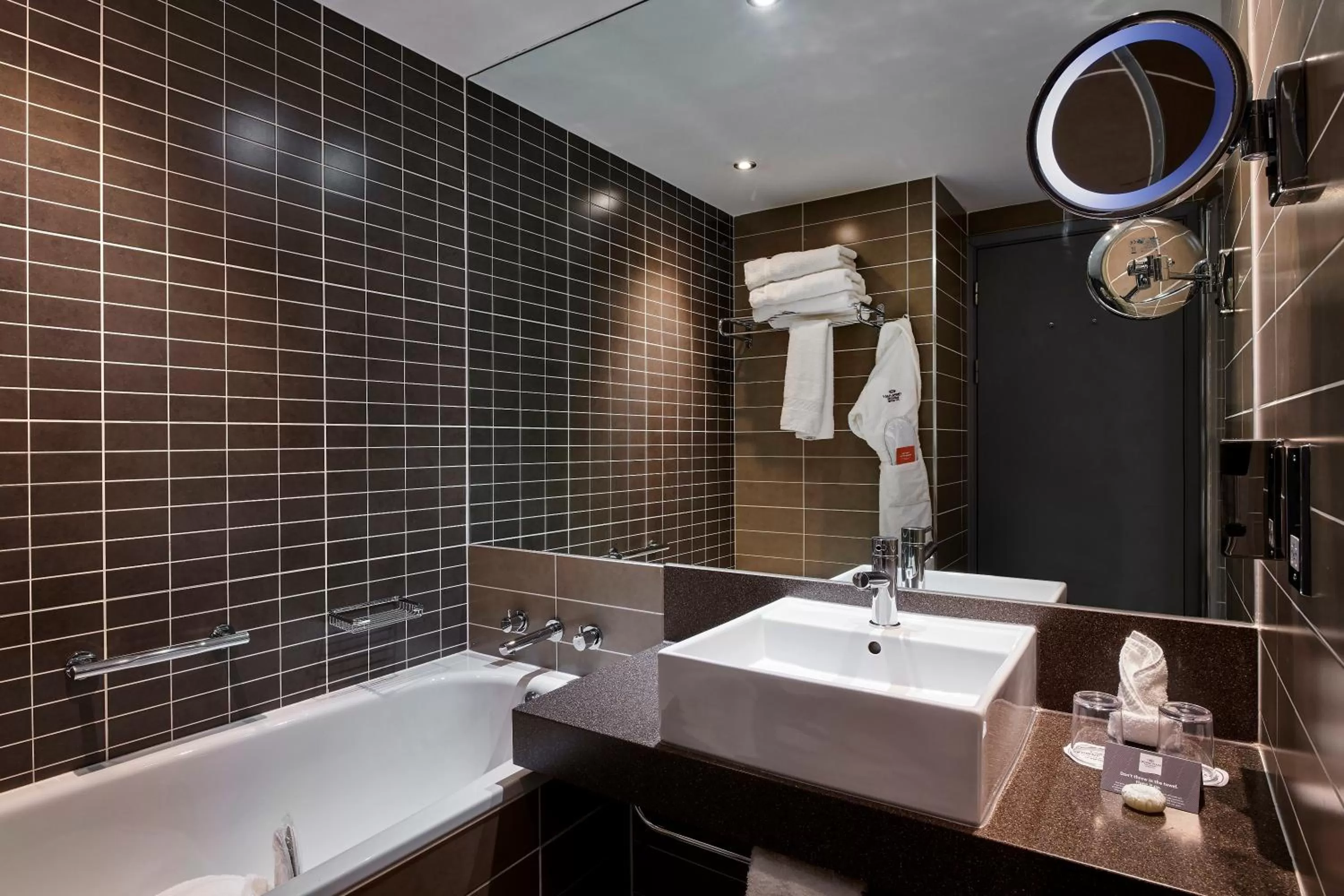 Bathroom in Crowne Plaza Manchester City Centre by IHG