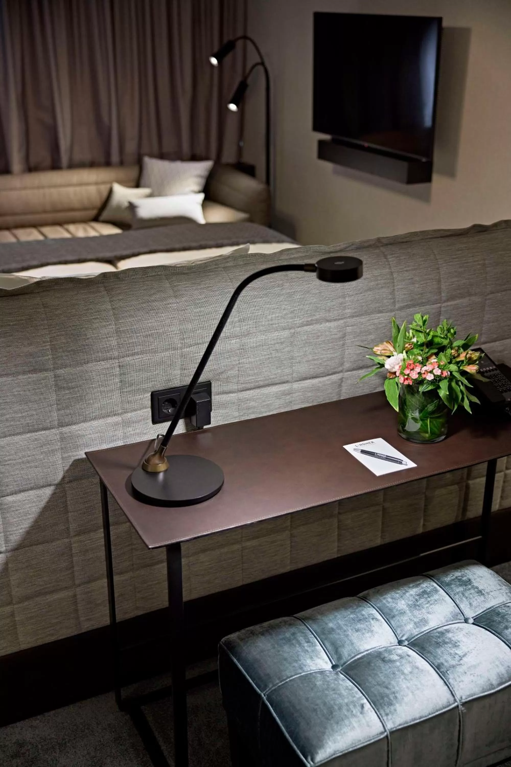 Bedroom, Bed in Lindner Hotel Dusseldorf Seestern, part of JdV by Hyatt