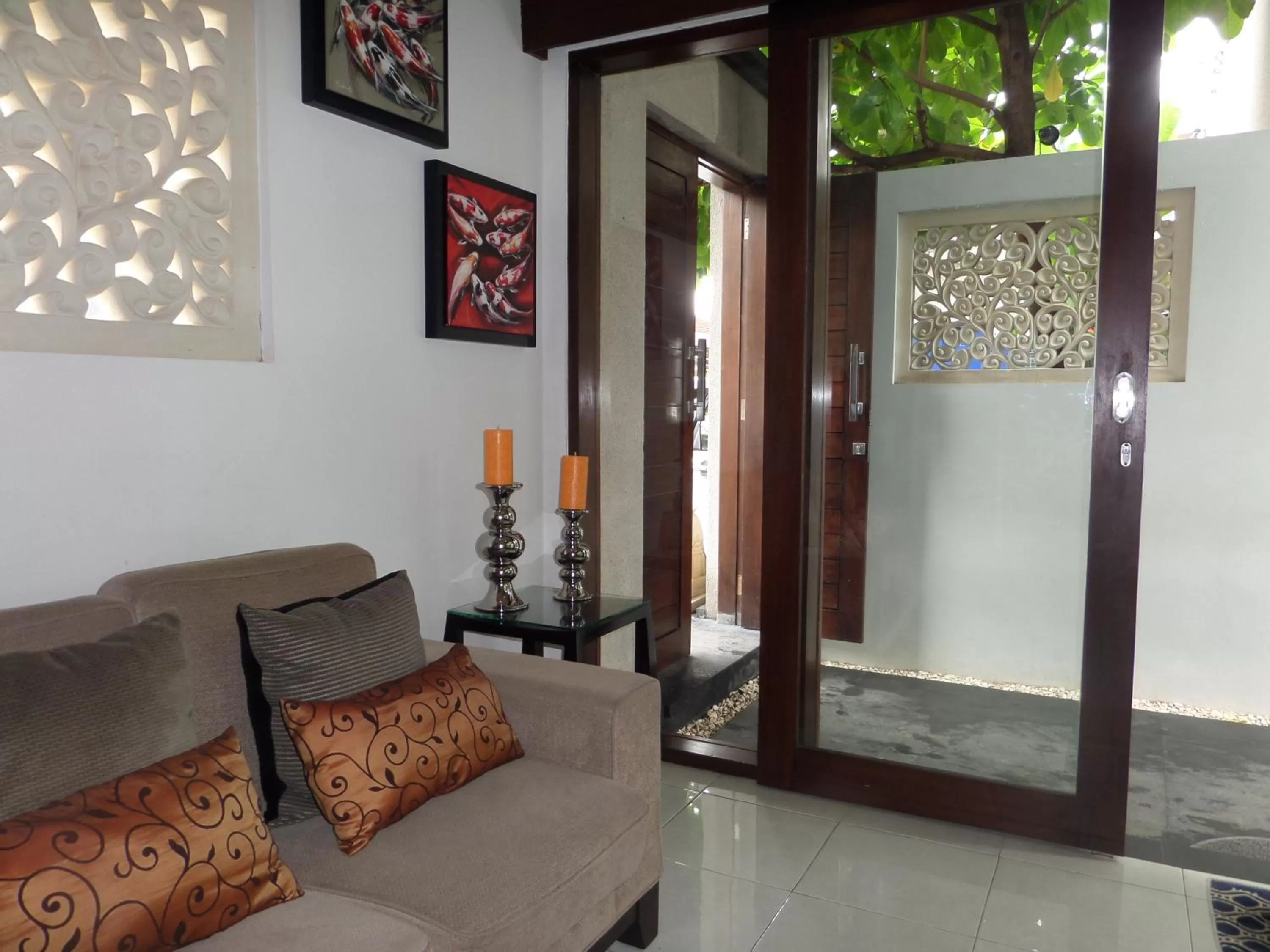 Living room in The Pavilion Hotel Kuta