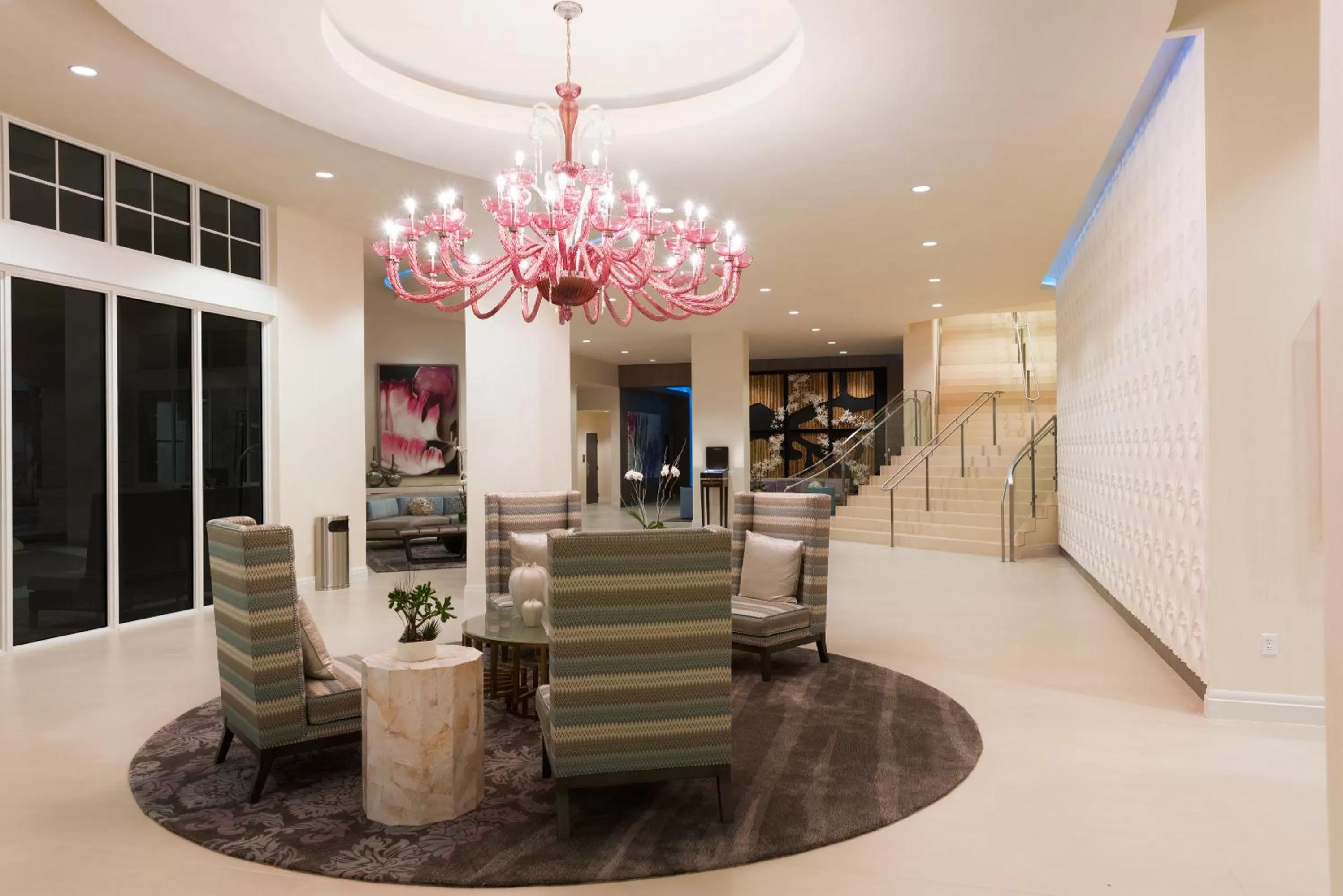 Lobby or reception in Wyndham Grand Jupiter at Harbourside Place