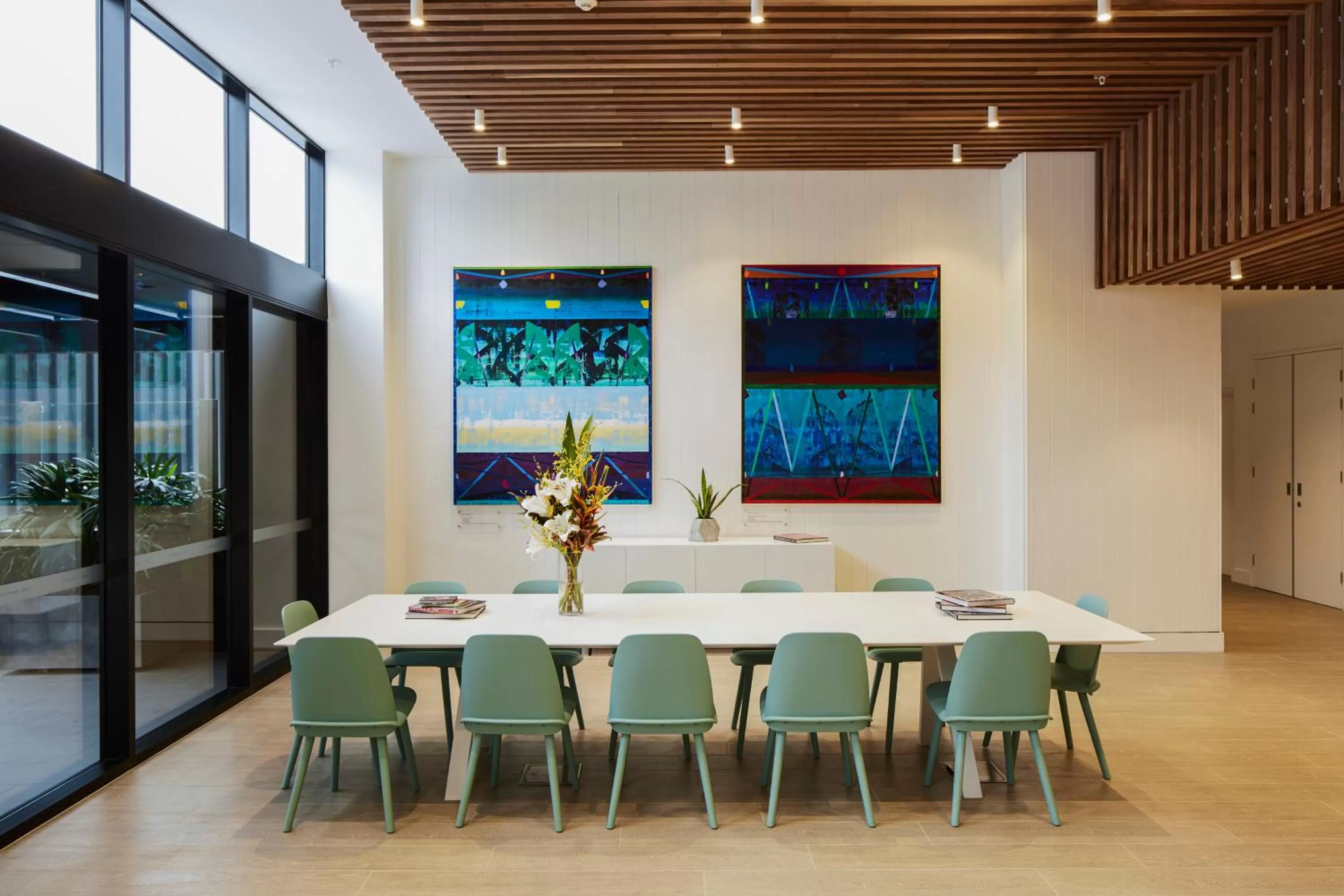 Lobby or reception in The Johnson Brisbane - Art Series