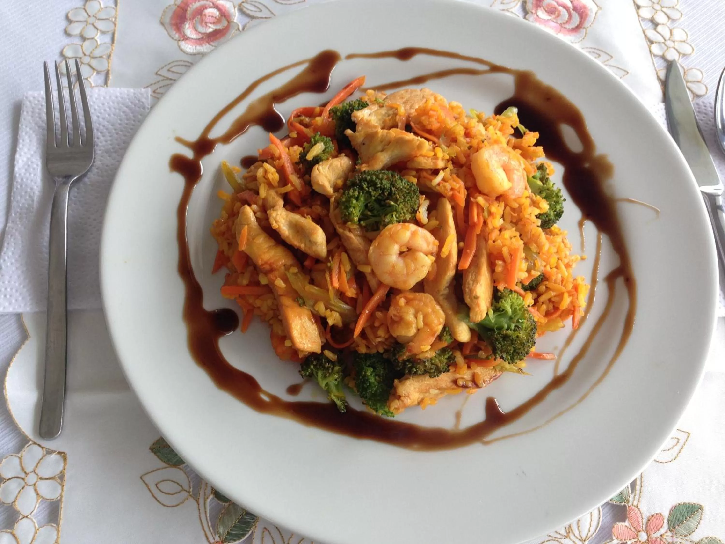 Food close-up, Food in Sky Club Eco Hotel