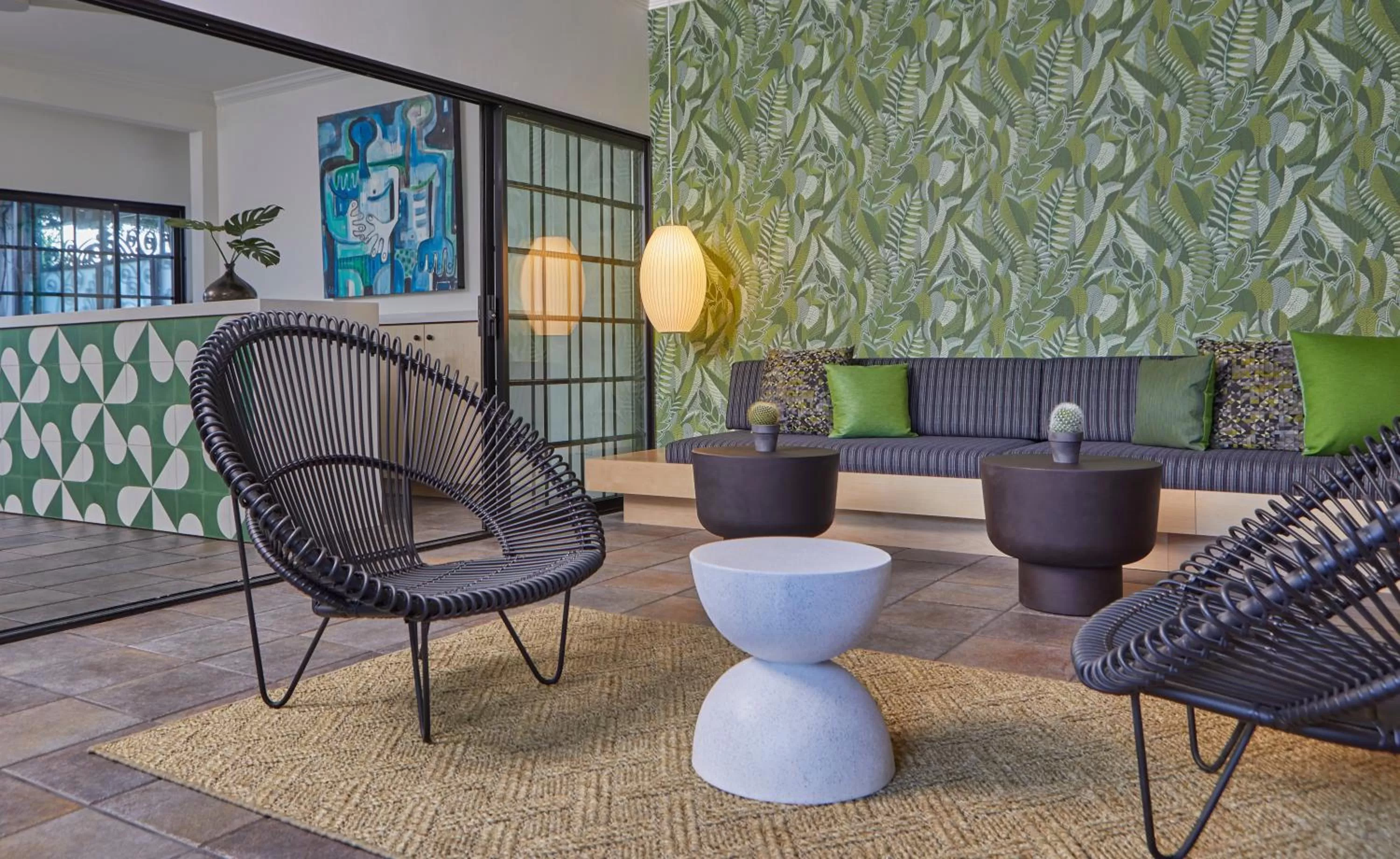 Living room in Descanso Resort, A Men's Resort