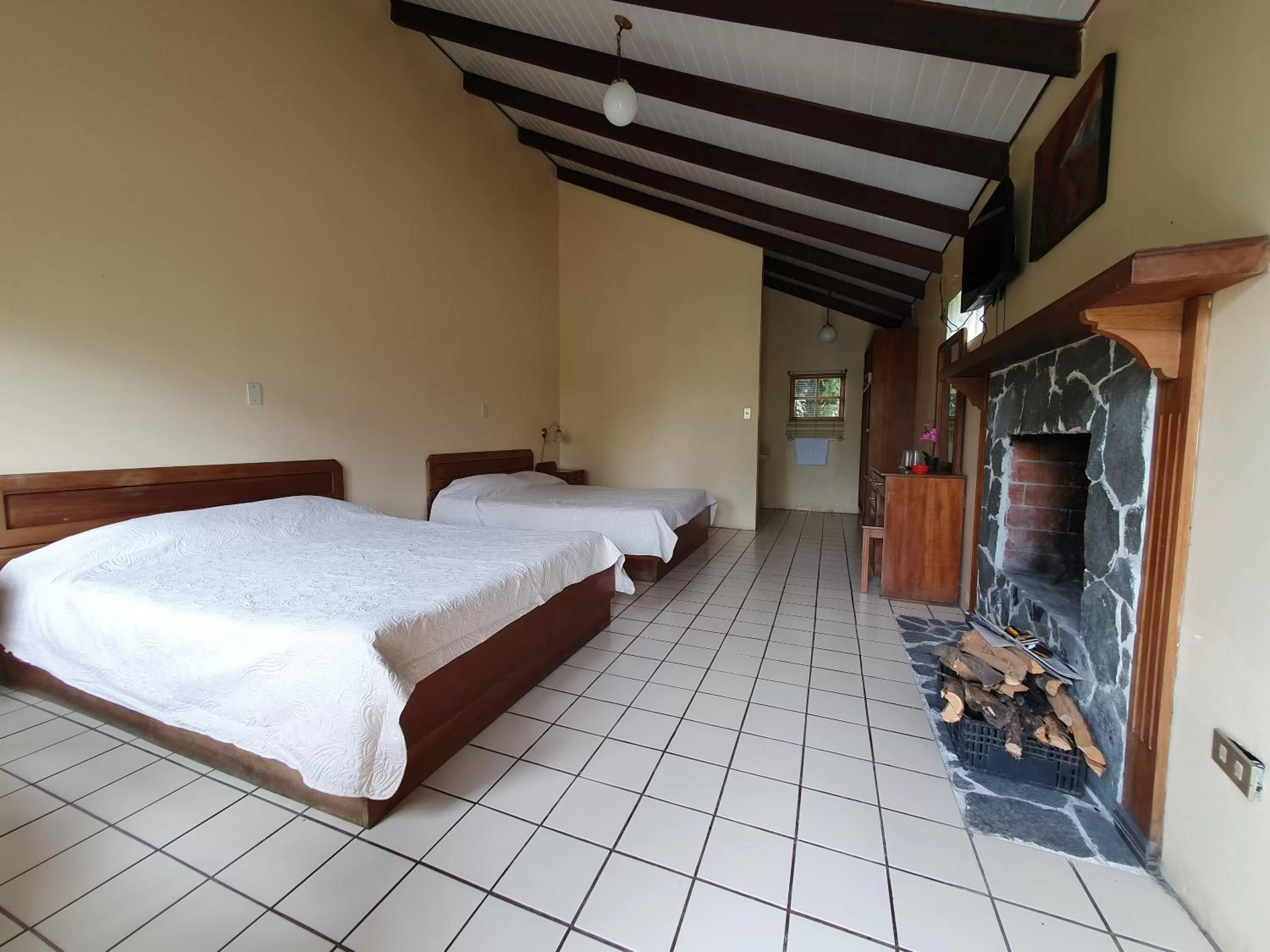 Bed in Hotel Villa Zurqui