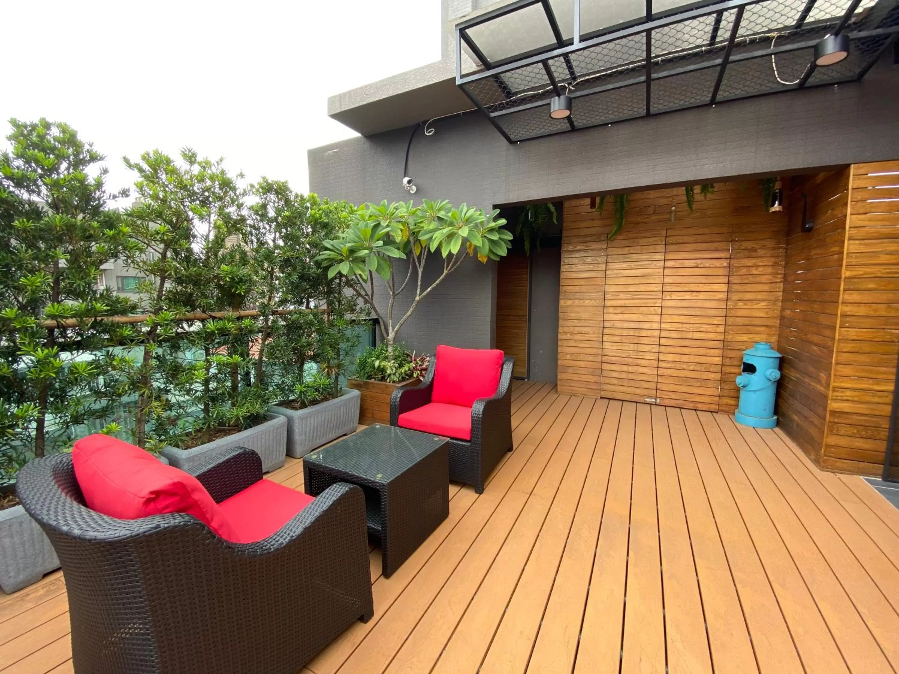 Patio in Royal Rose Hotel Xinsheng