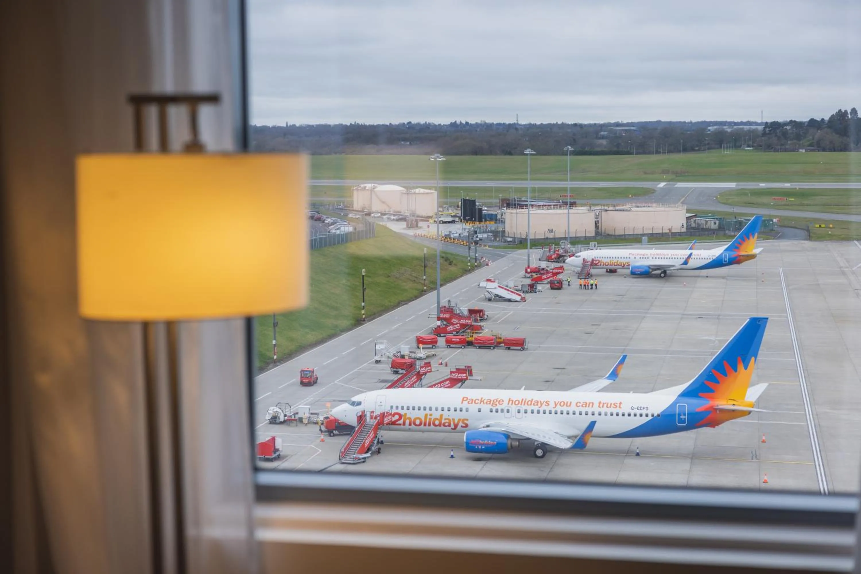 View (from property/room) in Hilton Garden Inn Birmingham Airport Uk