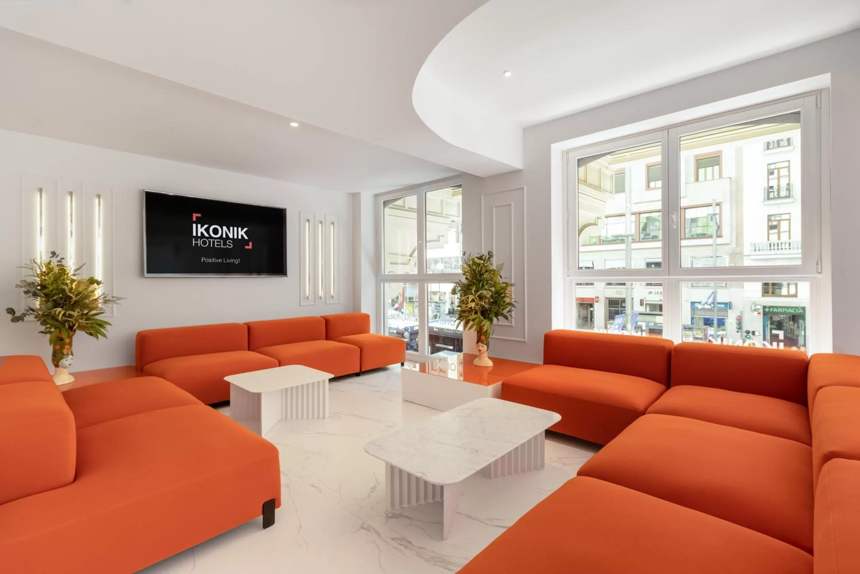 Seating area in Ikonik Gran Vía