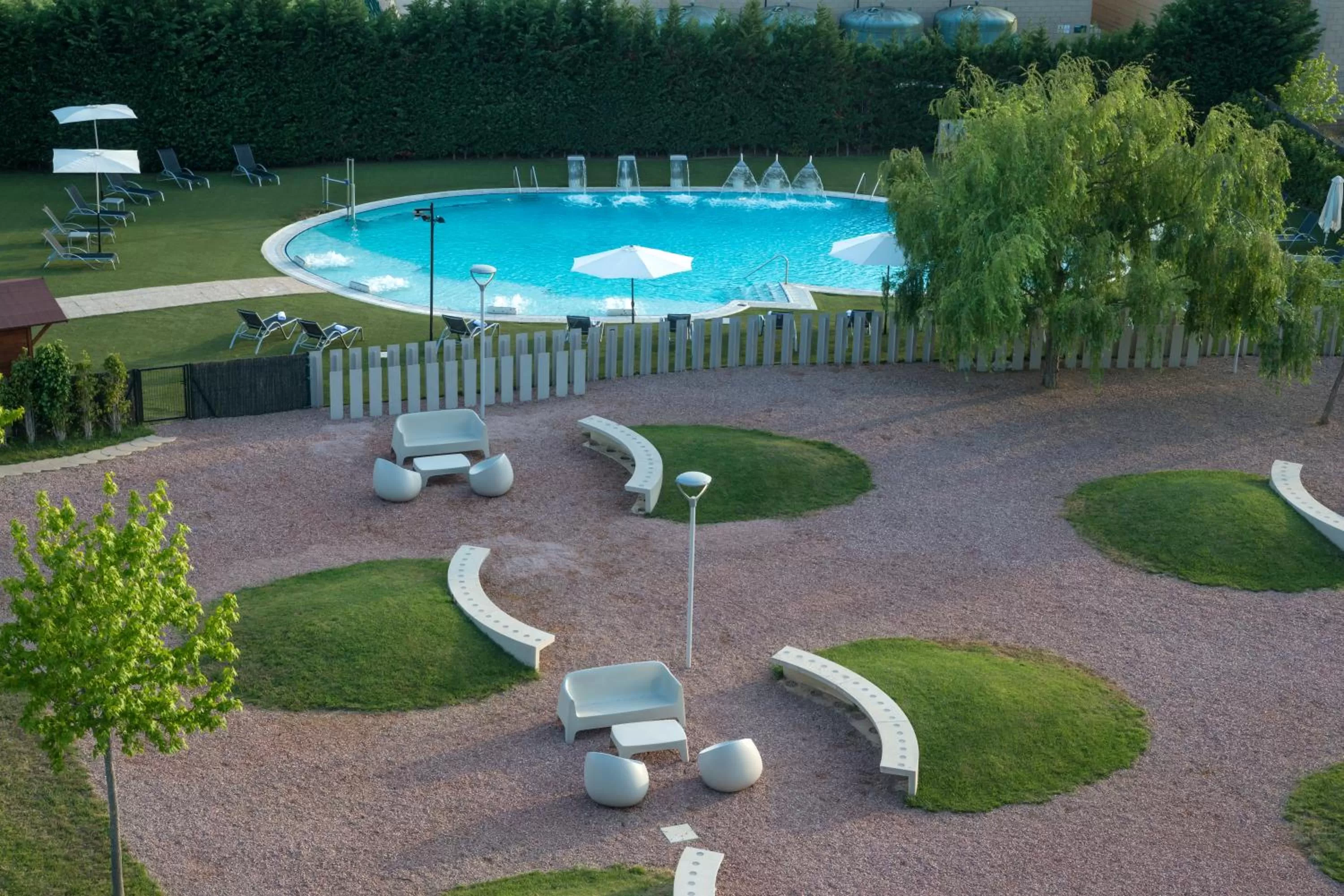 Garden view in BAH Barcelona Airport Hotel