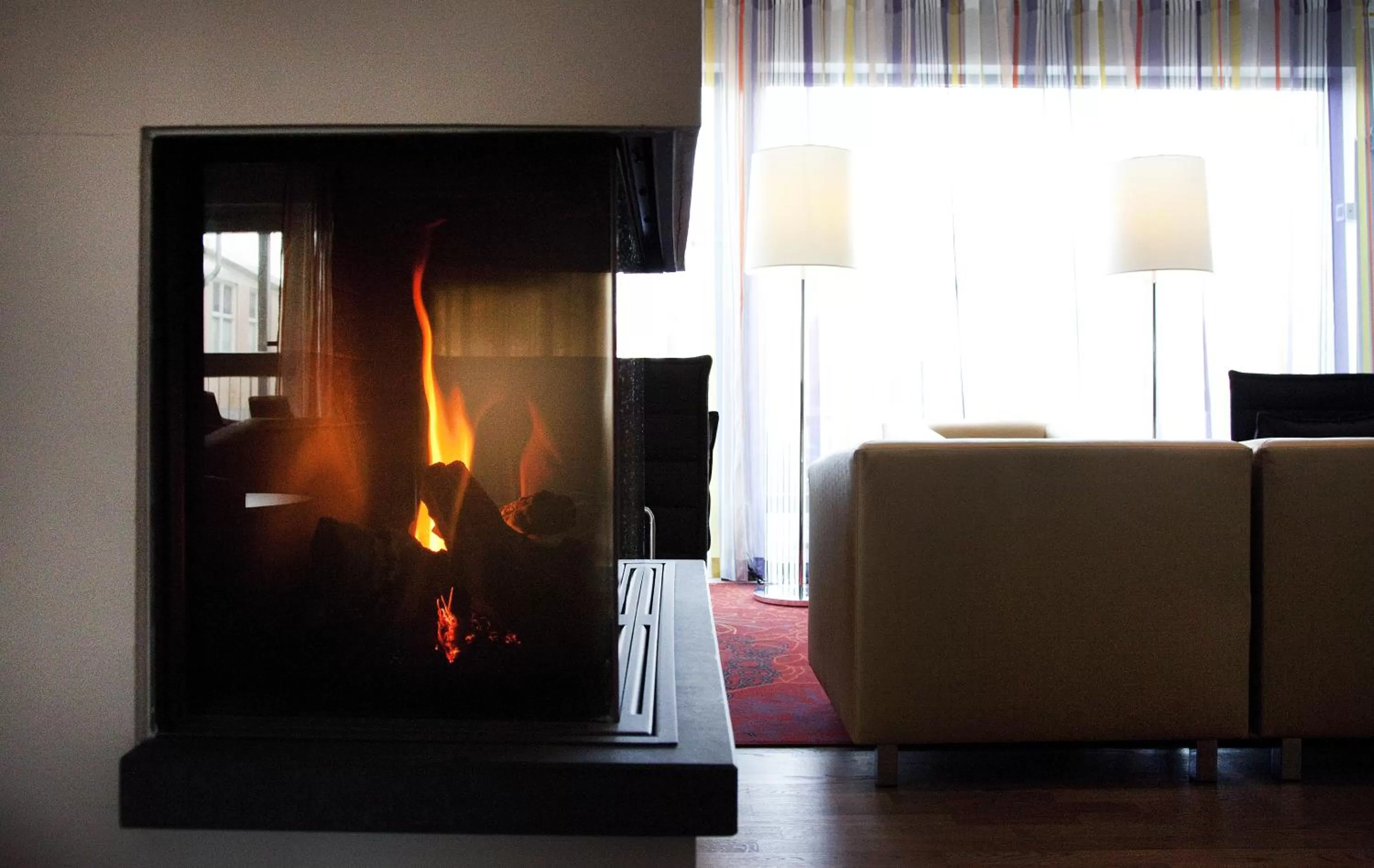Communal lounge/ TV room in Finn Apartments