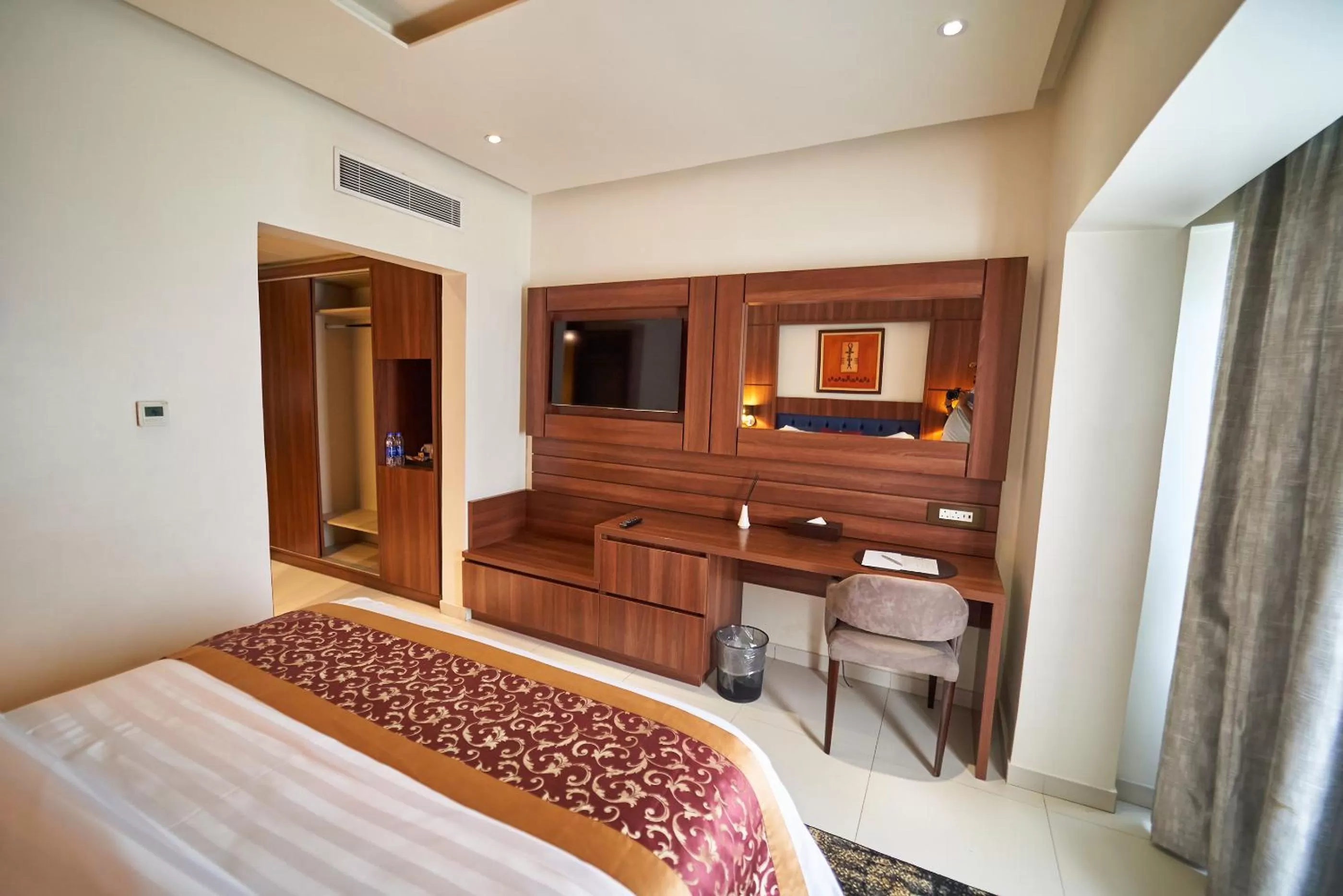 Photo of the whole room, Bed in The Lilygate Lagos