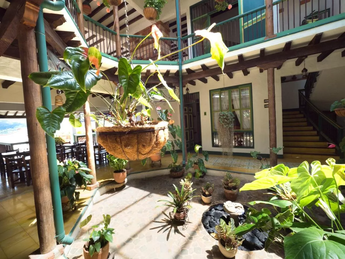 Patio in El Despertar Hotel