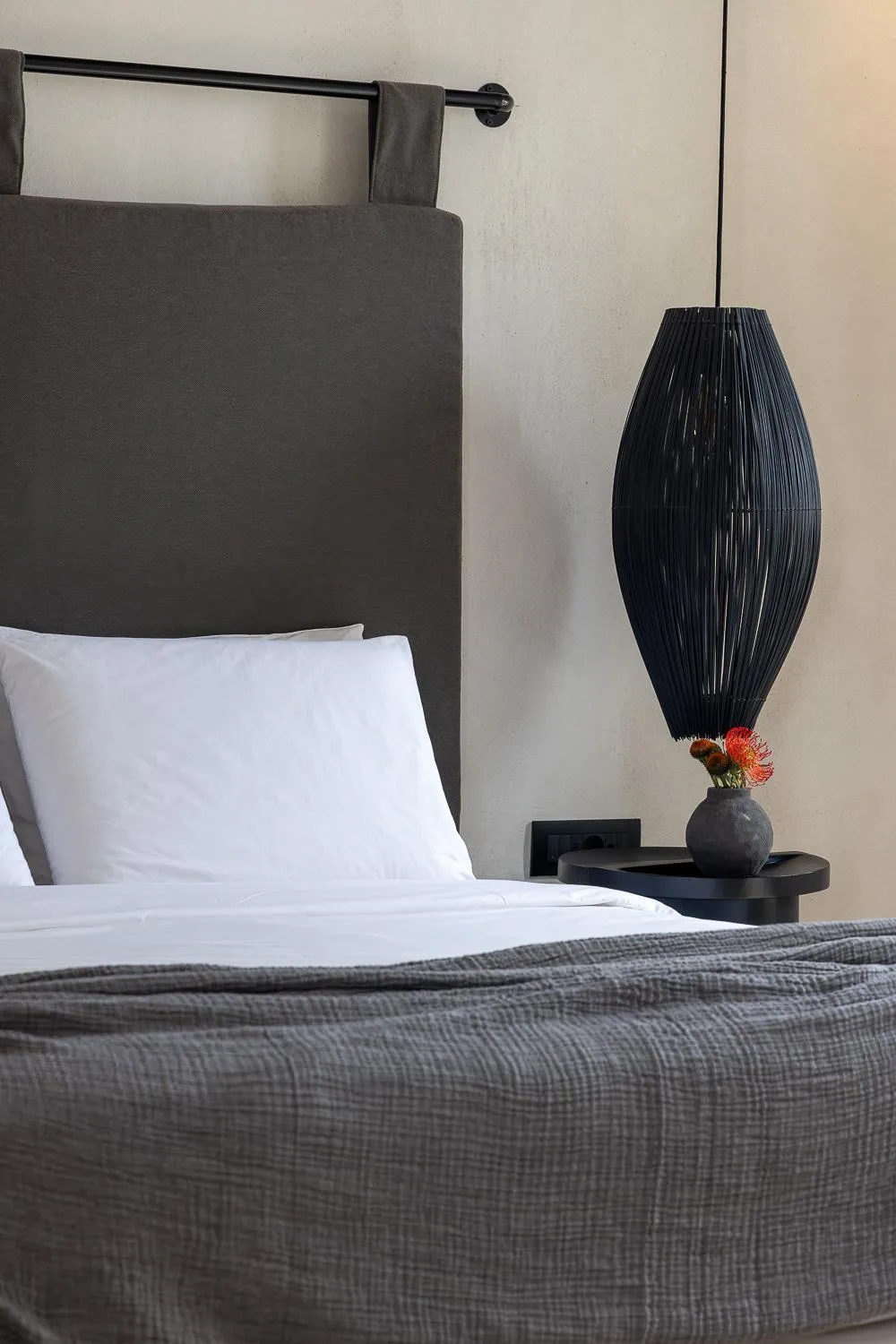 Bed in Rocabella Mykonos Hotel