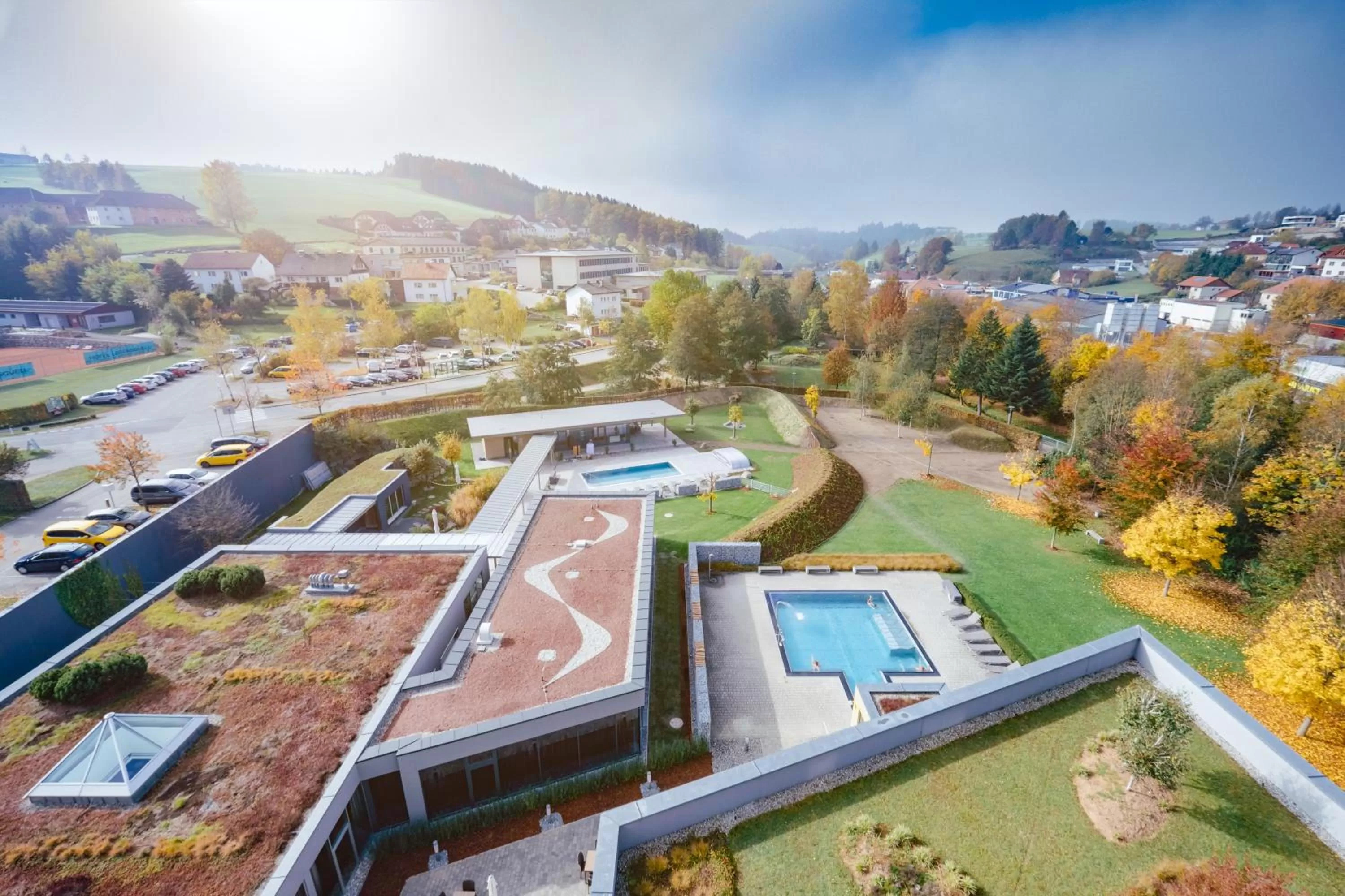 Property building, Bird's-eye View in Hotel Lebensquell Bad Zell