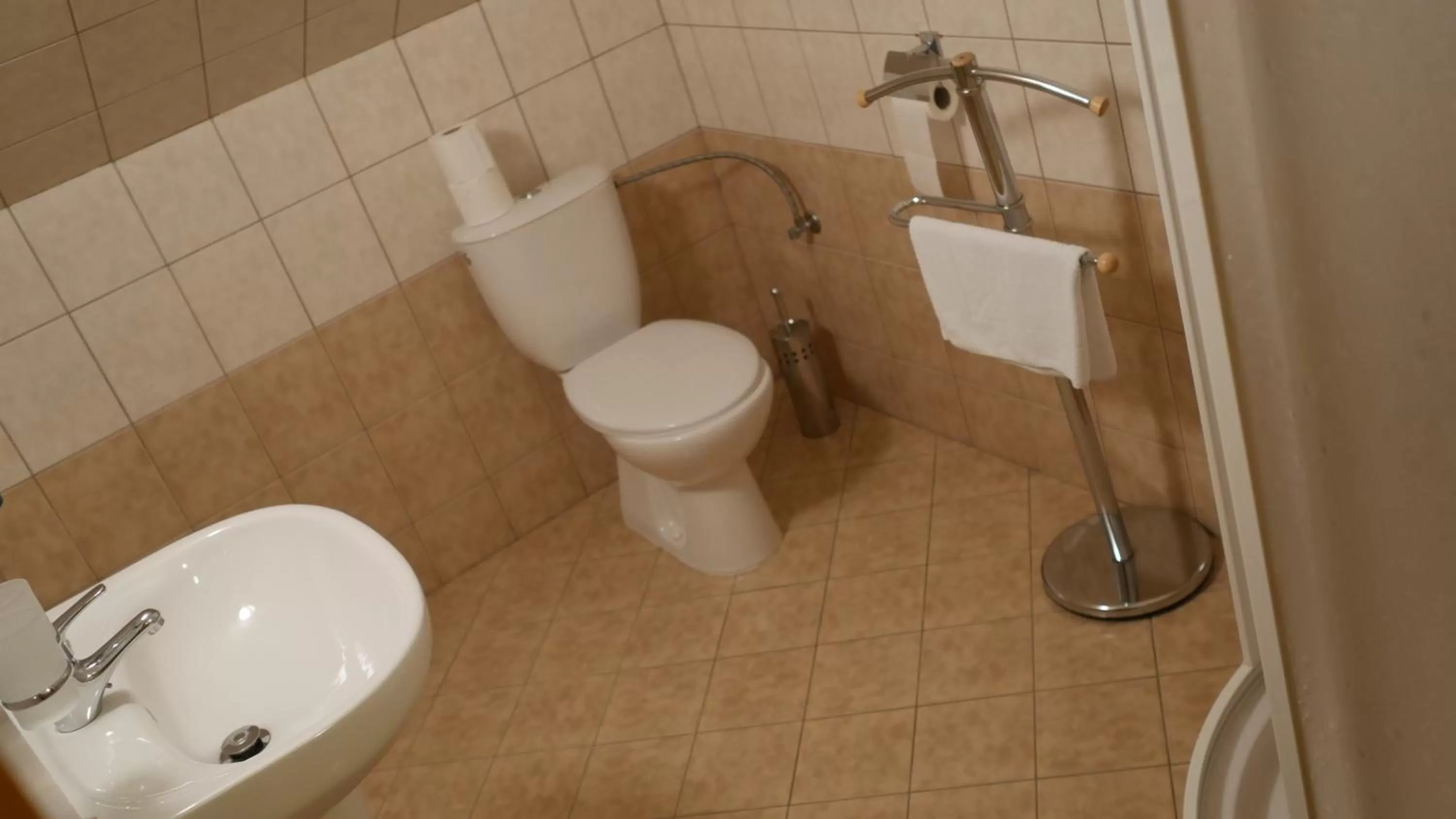 Bathroom in Hotel Bílý Koníček