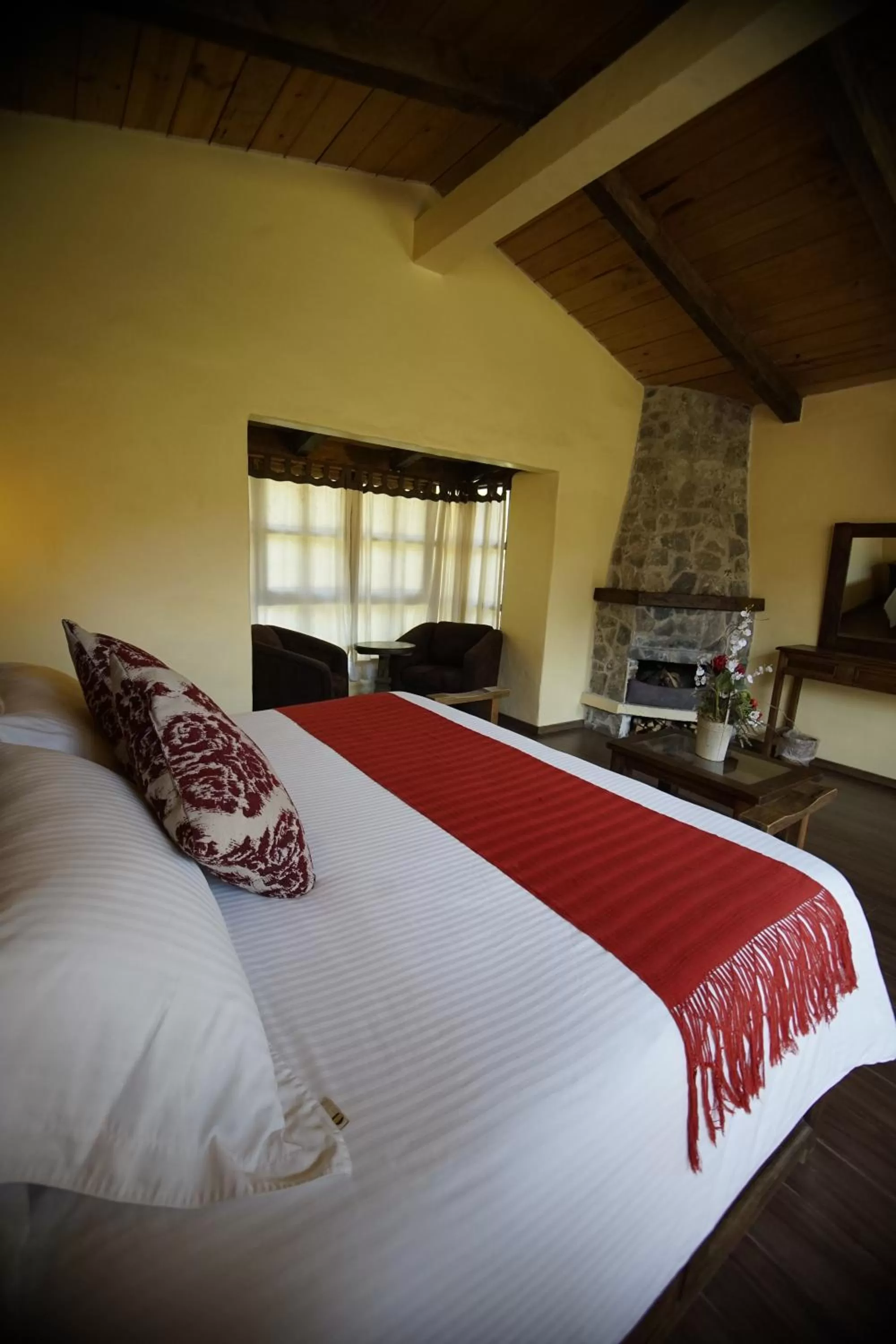 Bed in Cabañas La Cascada