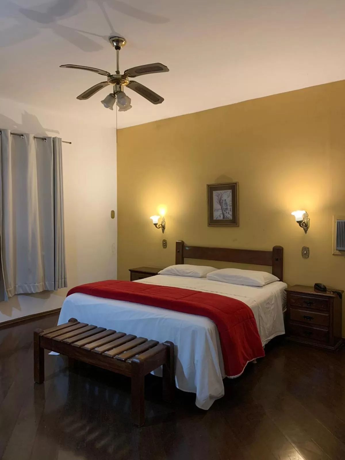 Bed in Pousada Villa Real