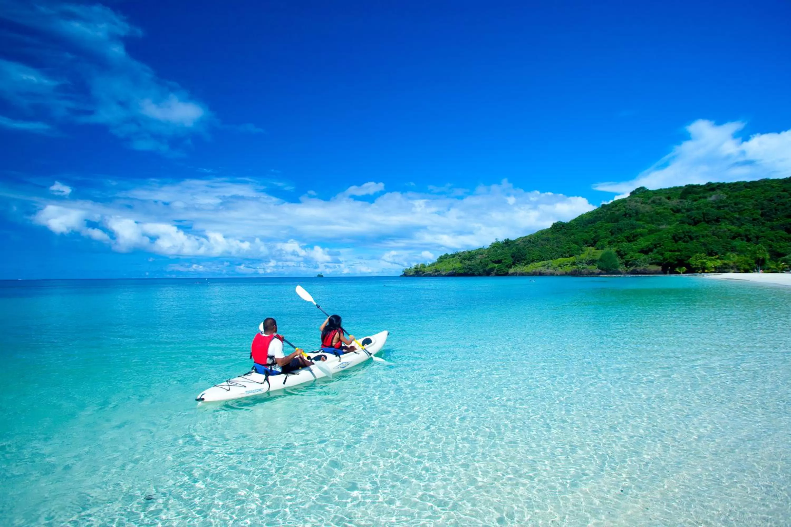 Canoeing in Palau Pacific Resort