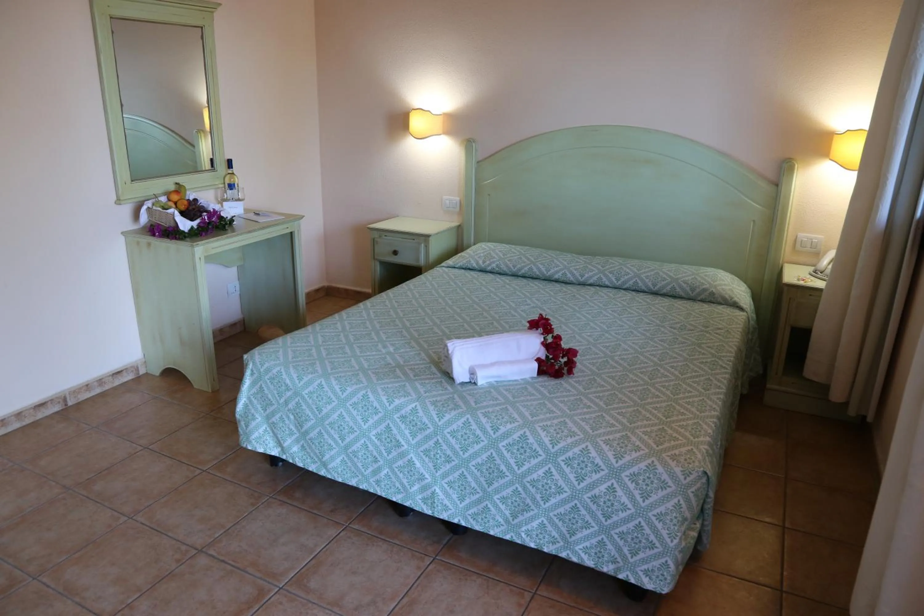 Bed in Club Esse Cala Gonone