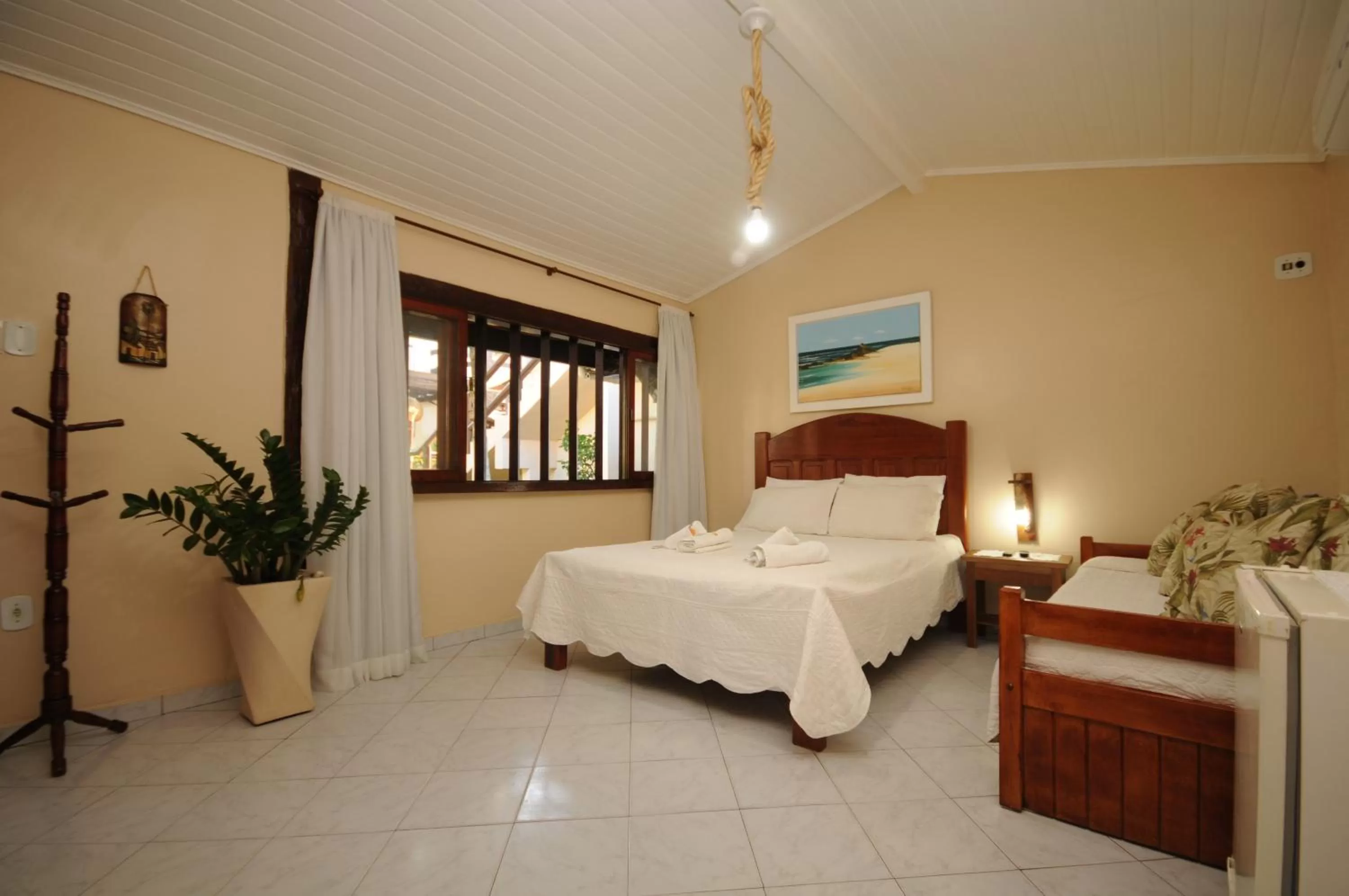 View (from property/room), Bed in Mar e Terra Concept Pousada