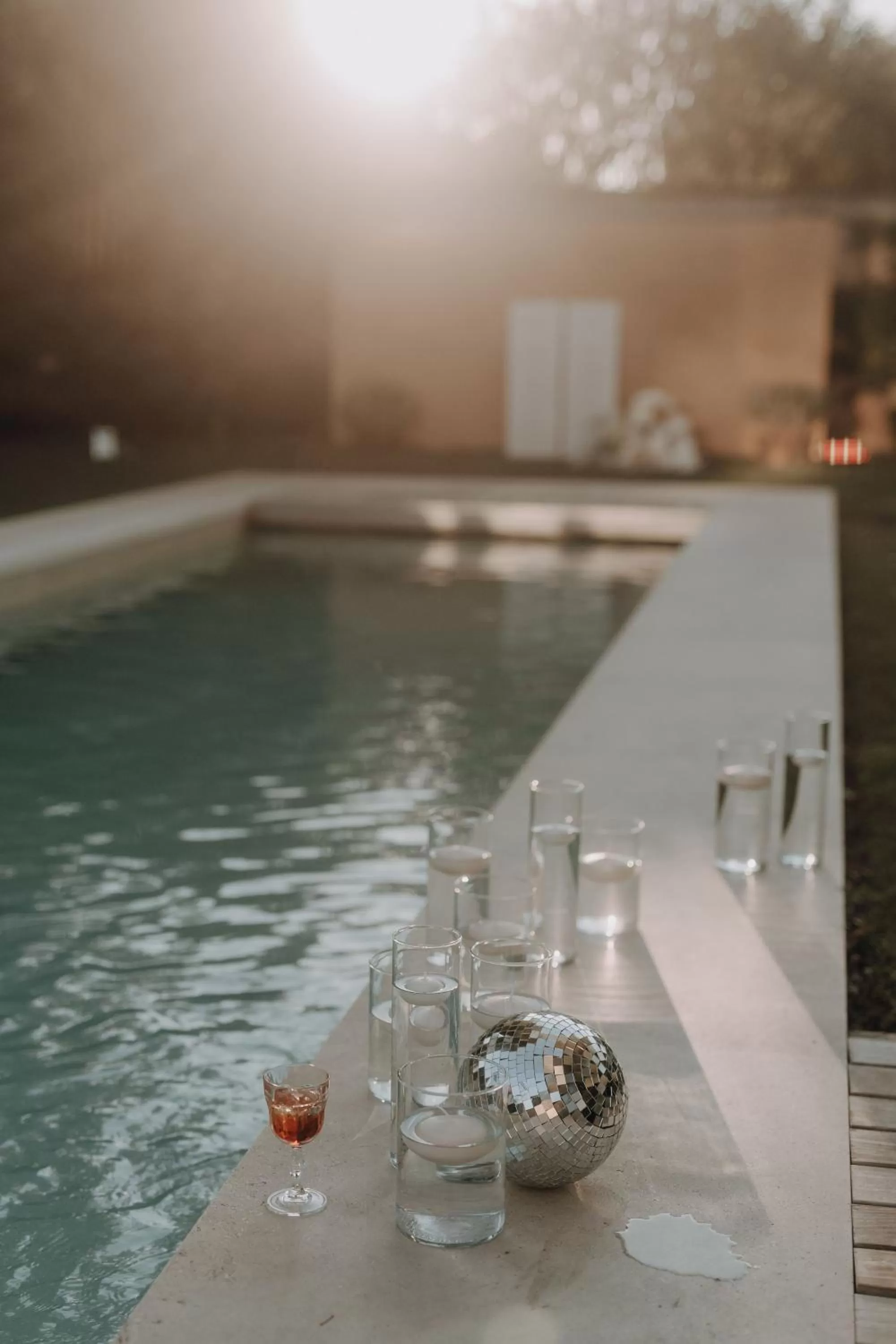 Pool view in Riva Lofts Florence