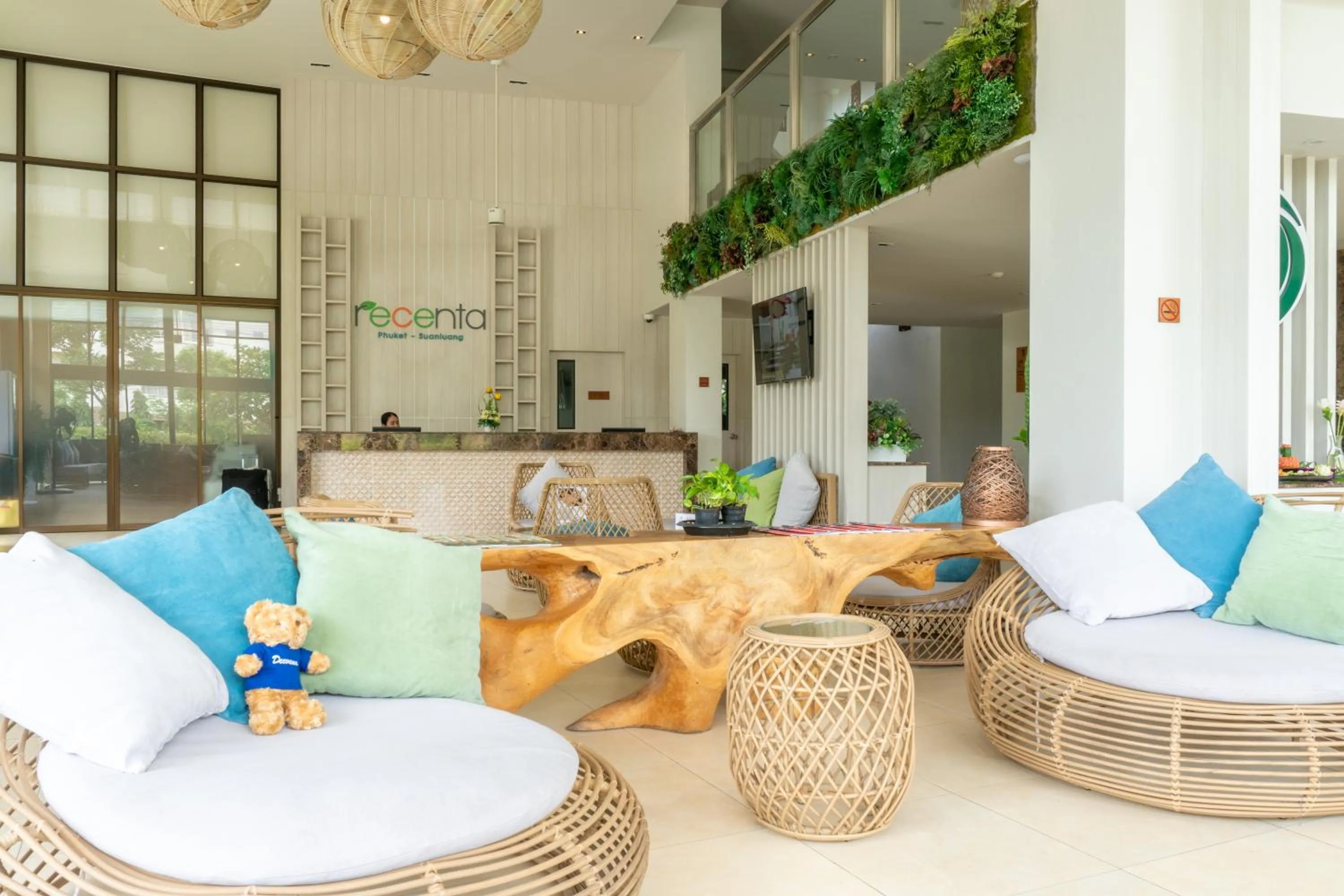 Lobby or reception in Recenta Phuket Suanluang by Deevana