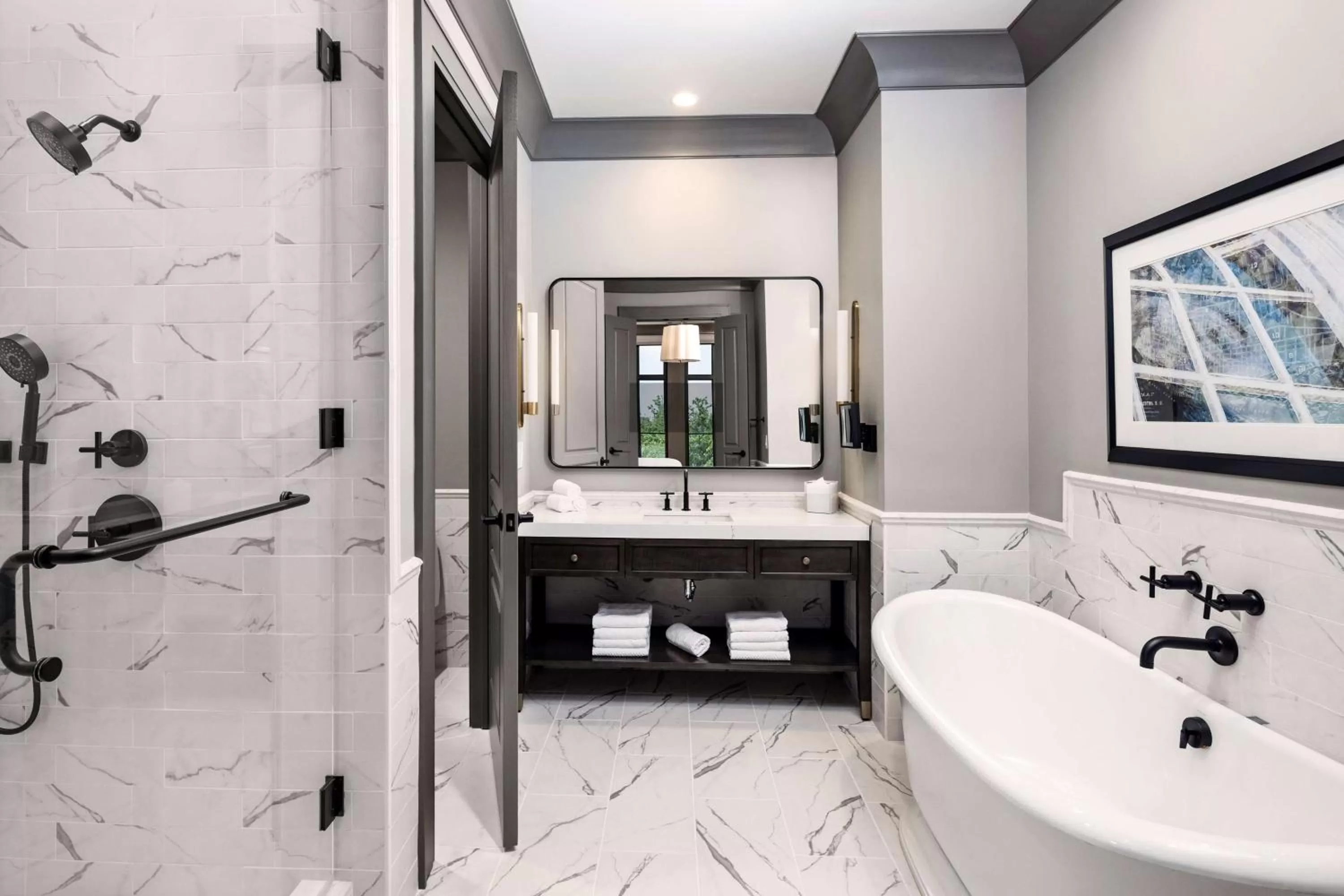 Shower in Hilton Club Liberty Place Charleston