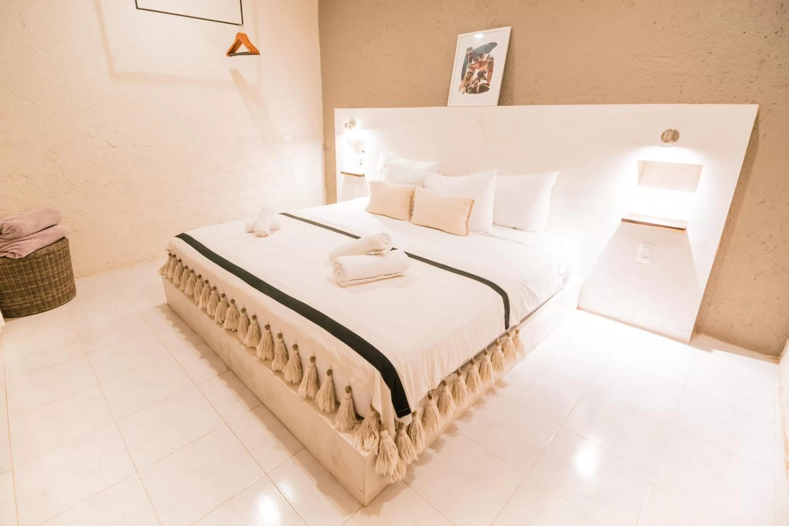 Bed in Aruma Art House Hotel Boutique