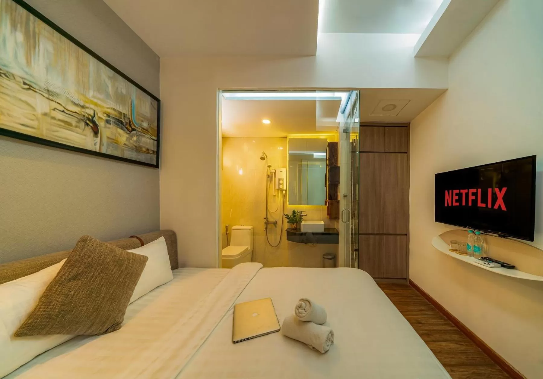 Bed in Cactusland Boutique Hotel