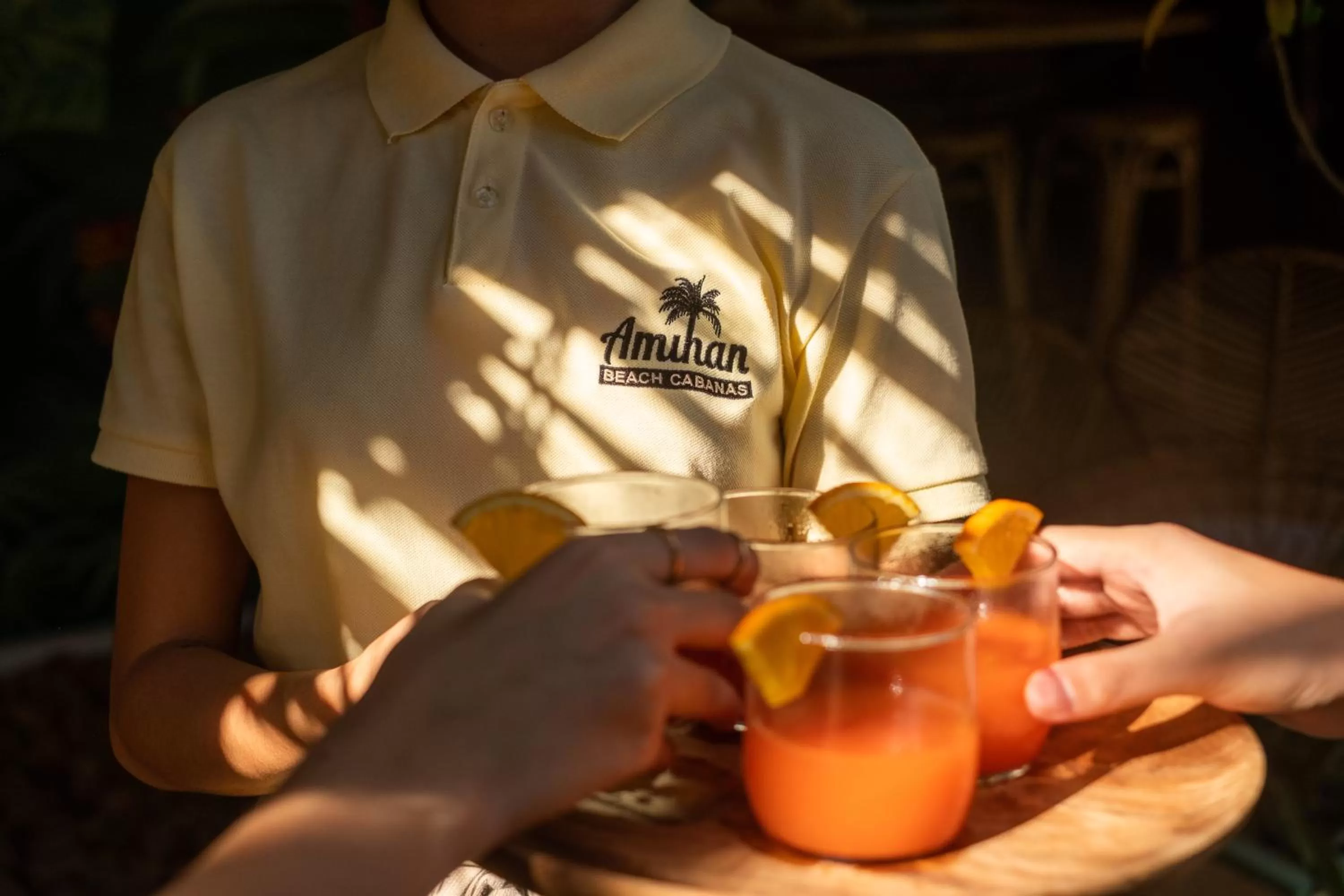 Food and drinks in Amihan Beach Cabanas