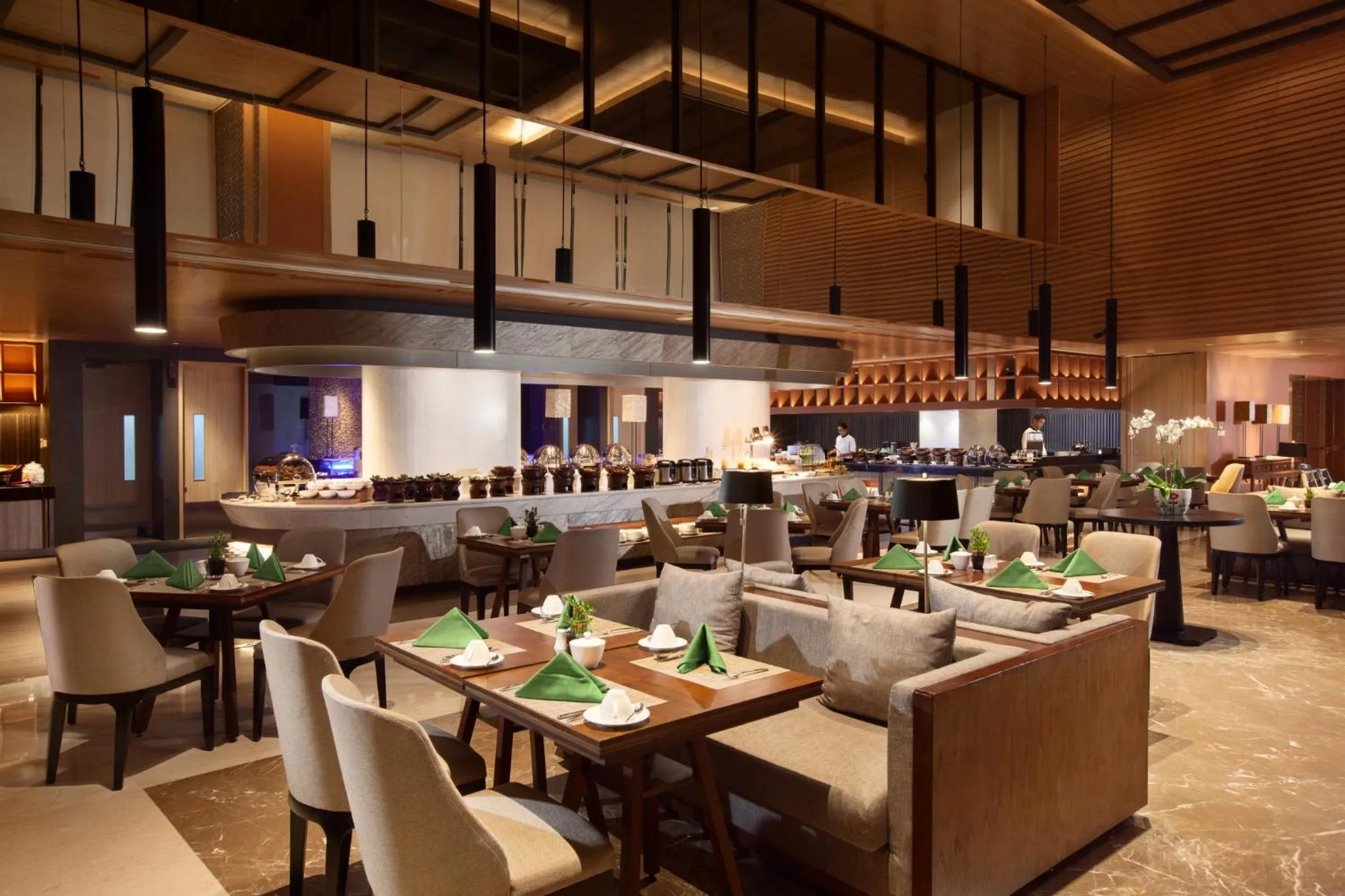 Restaurant/places to eat in Hotel Santika Premiere Bandara Palembang