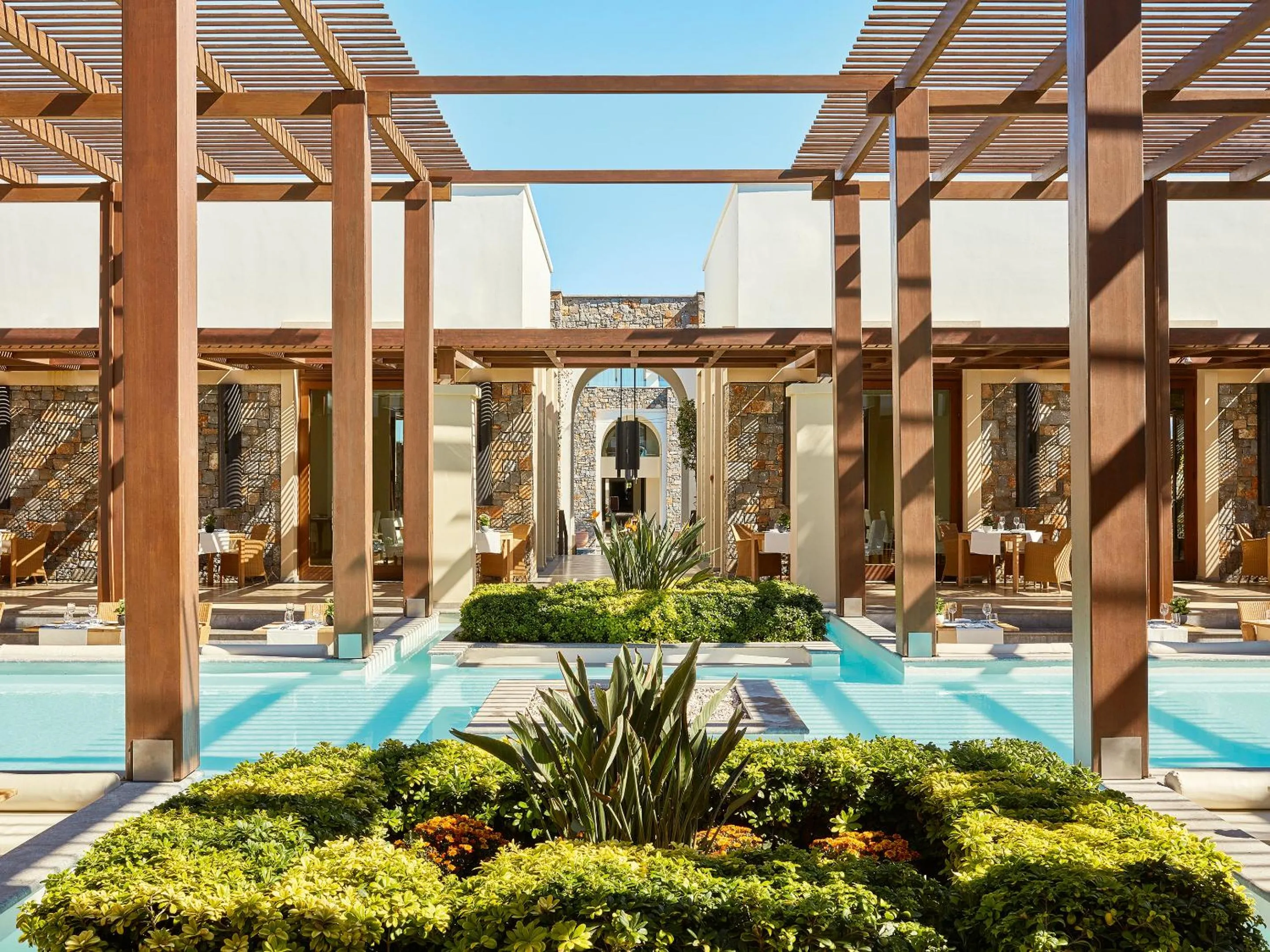 Swimming pool in Amirandes, A Grecotel Resort to Live
