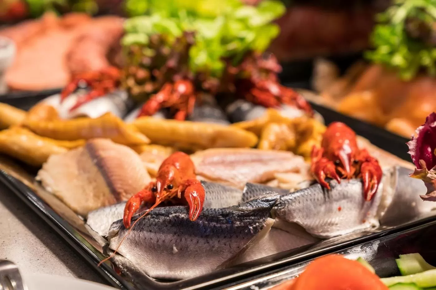 Buffet breakfast, Food in Strandhotel Hohenzollern