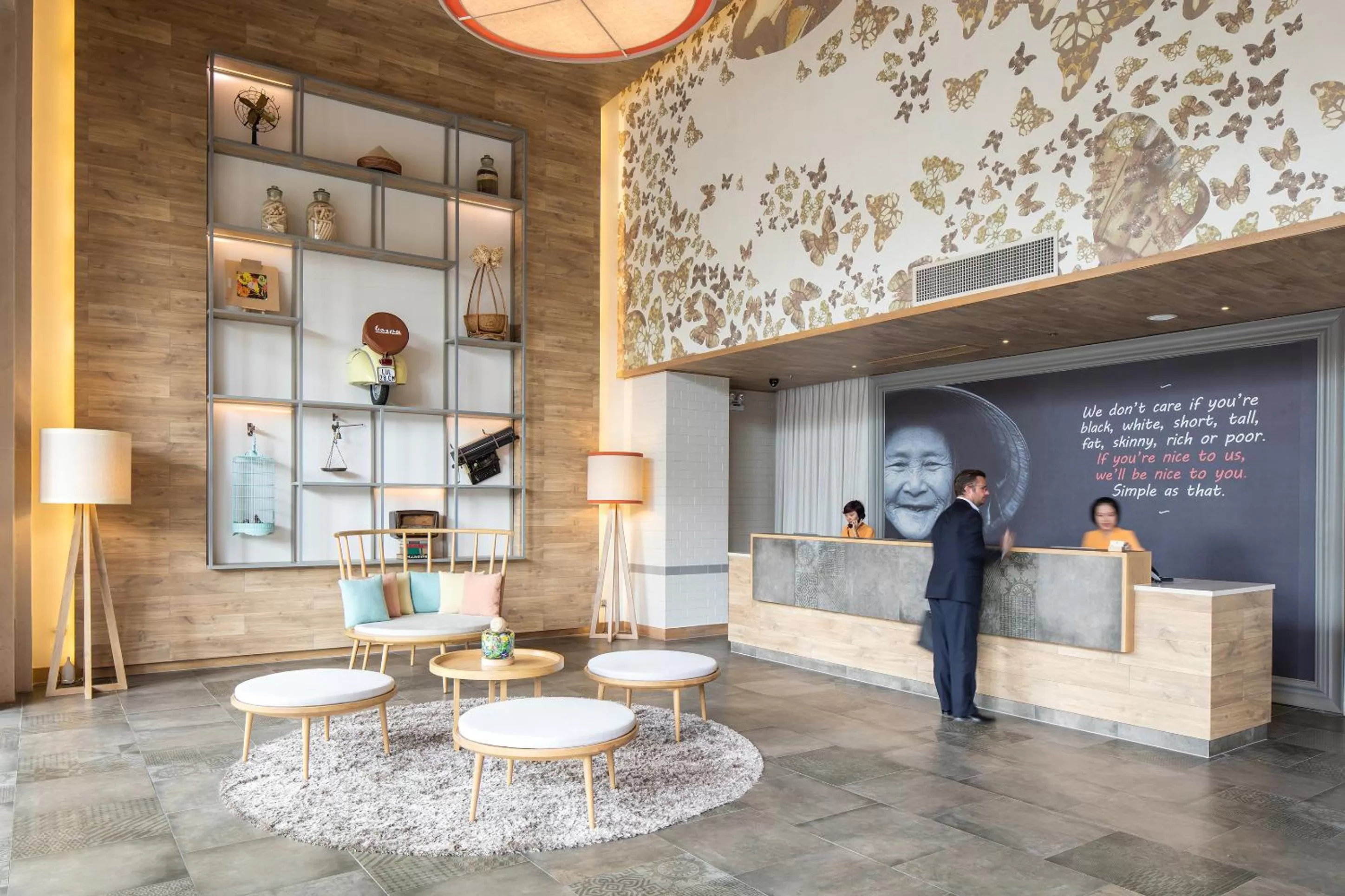 Lobby or reception in Fusion Suites Saigon