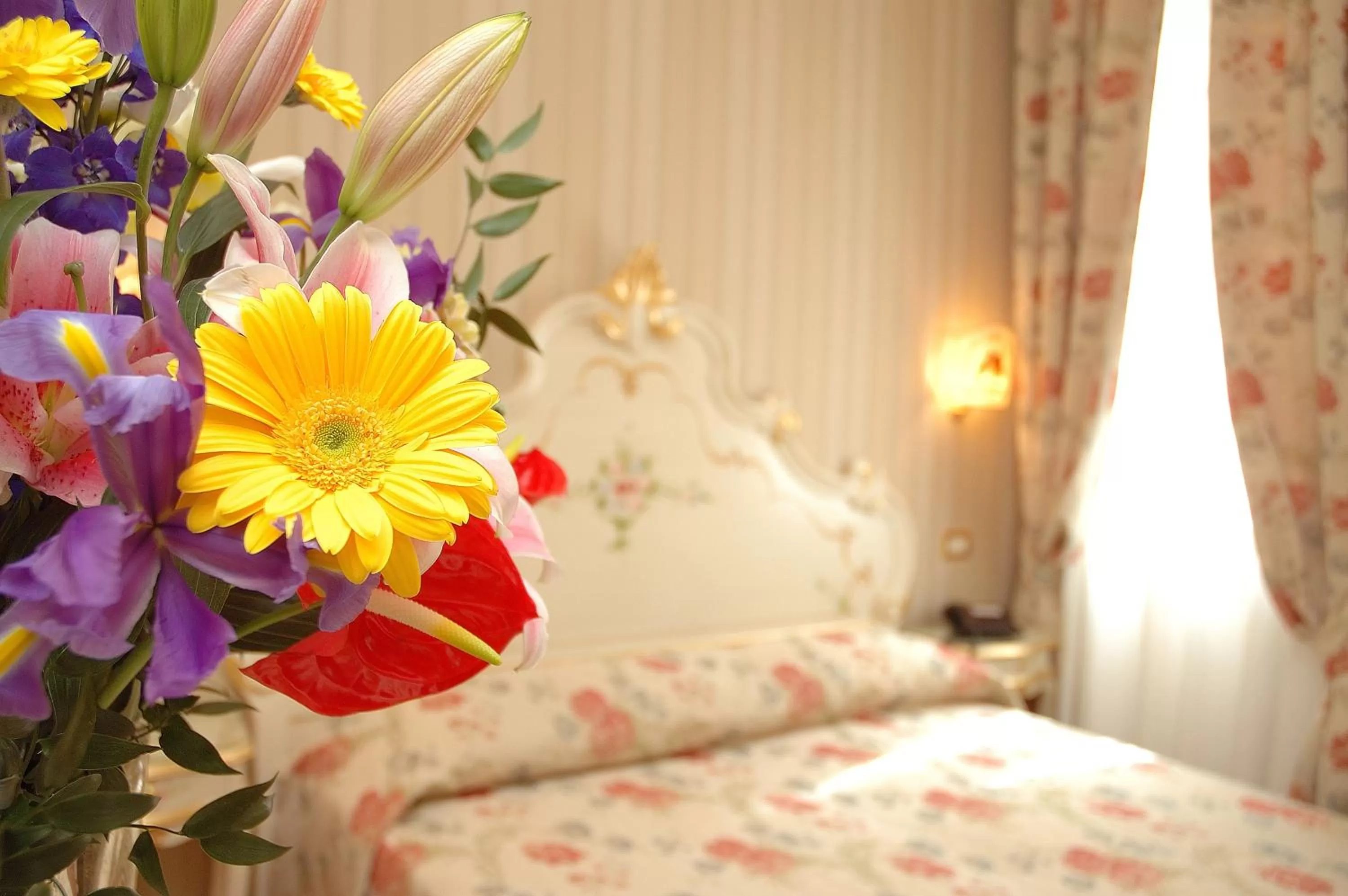 Bed in Antica Locanda al Gambero