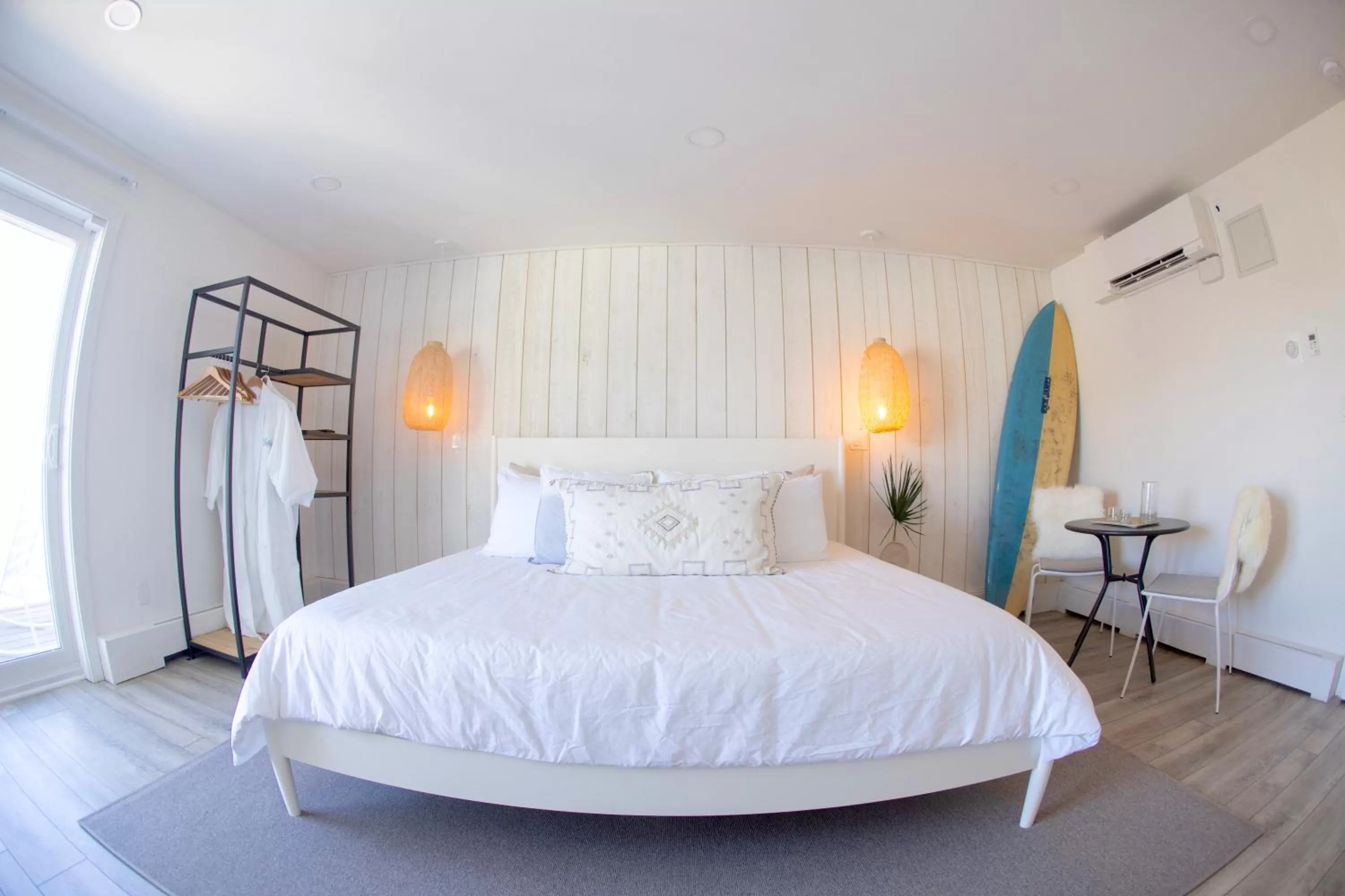 Bed in The Surfside Hotel