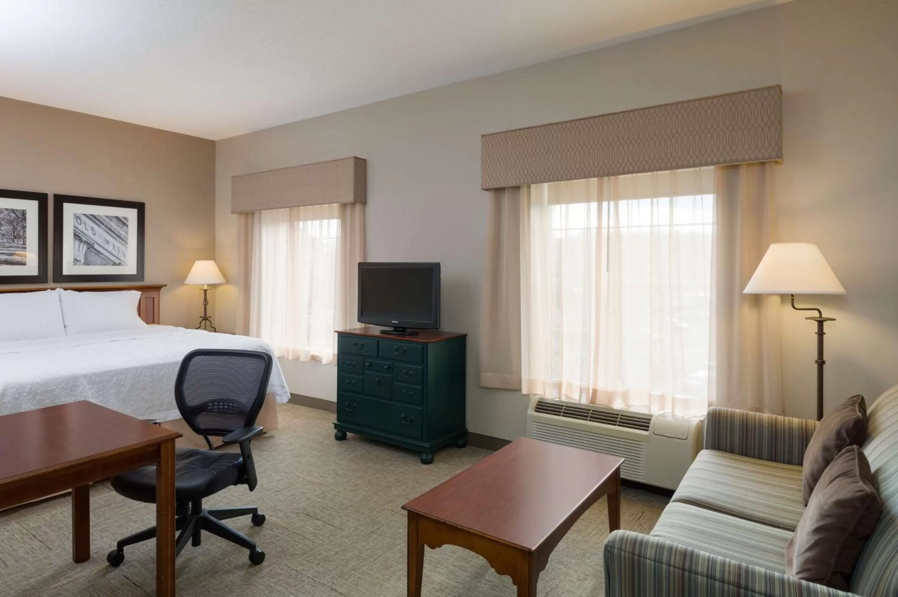 King Studio with Jet Tub - Non-Smoking in Hampton Inn & Suites State College at Williamsburg Square